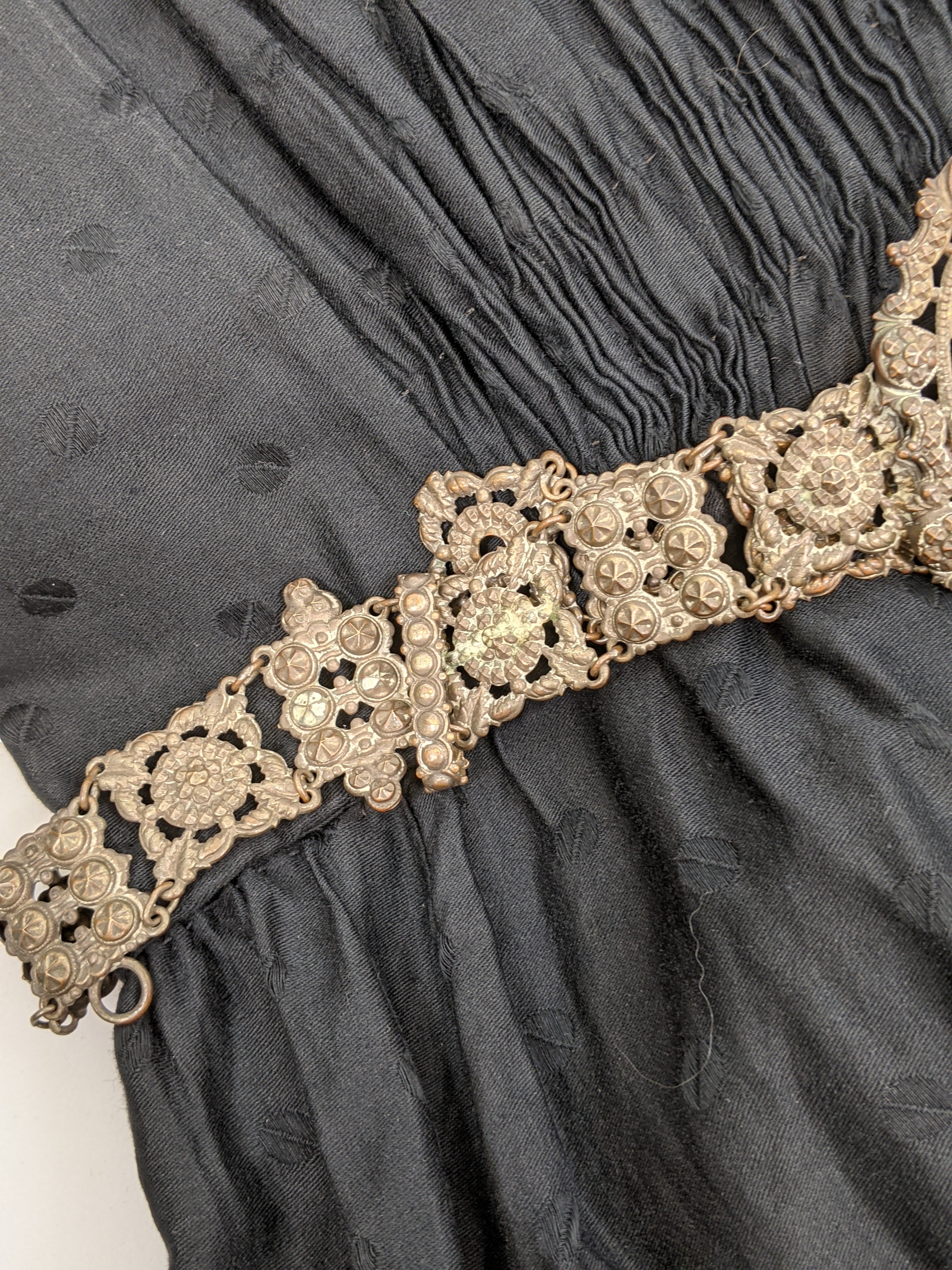 RESERVED | 1890s-1900s Stamped Metal Belt