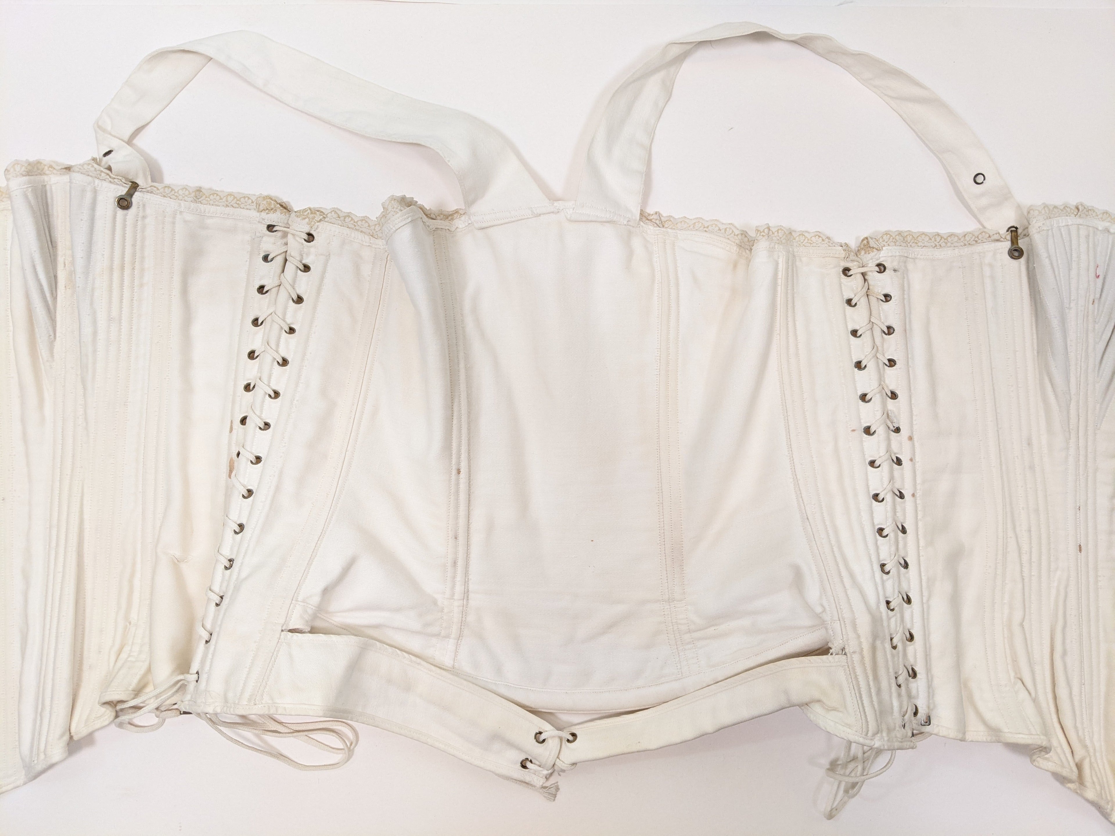 Side Lacing Maternity Corset C. 1890s
