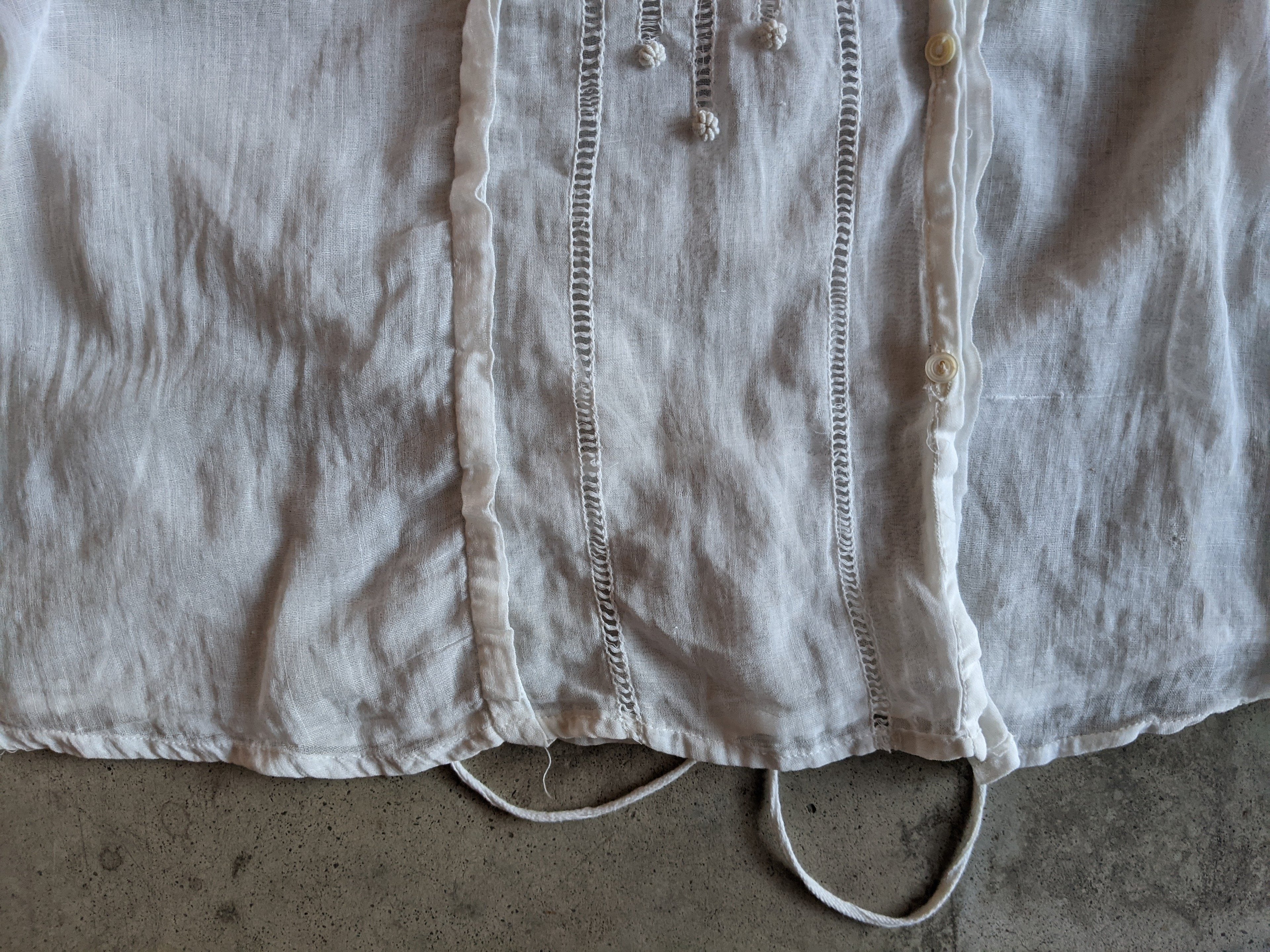 1910s White Cotton Blouse |