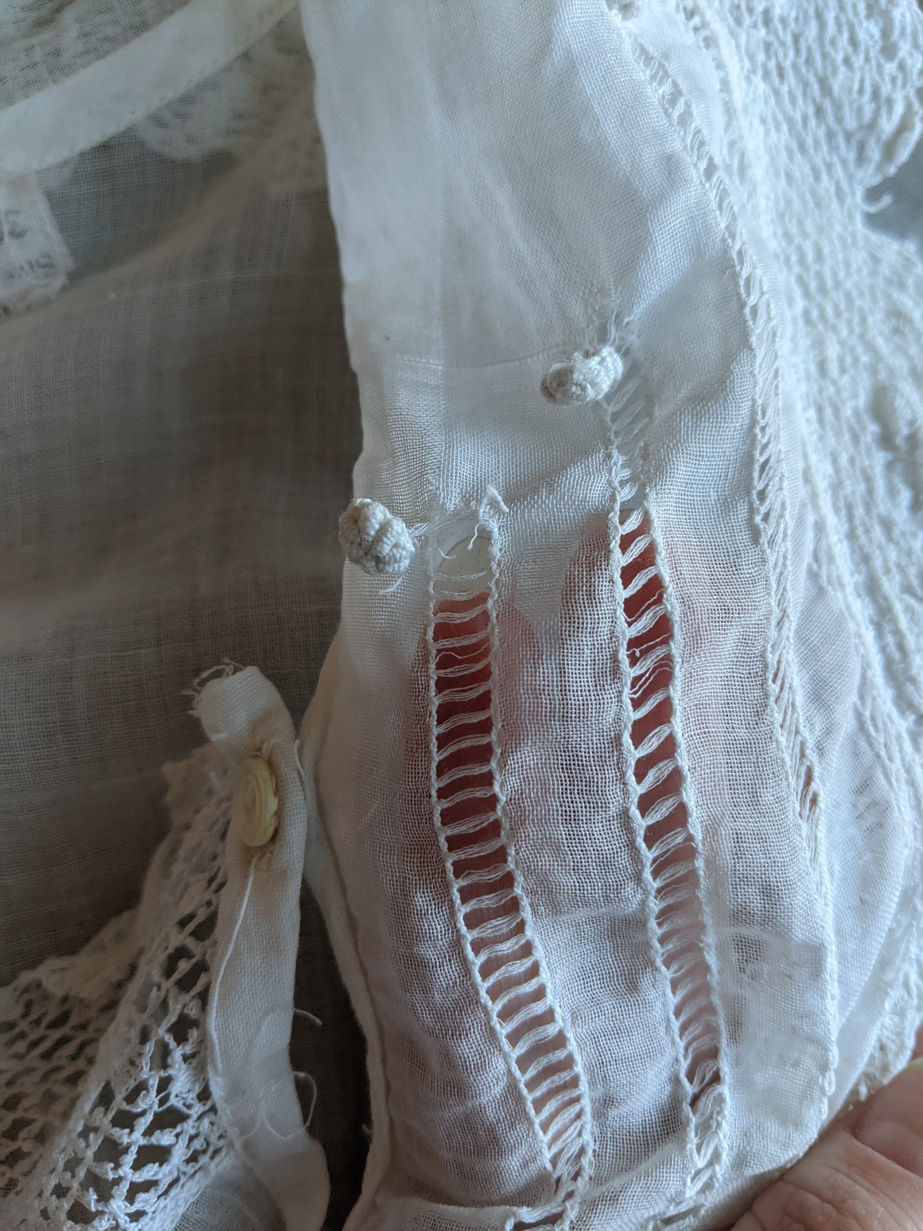 1910s White Cotton Blouse |