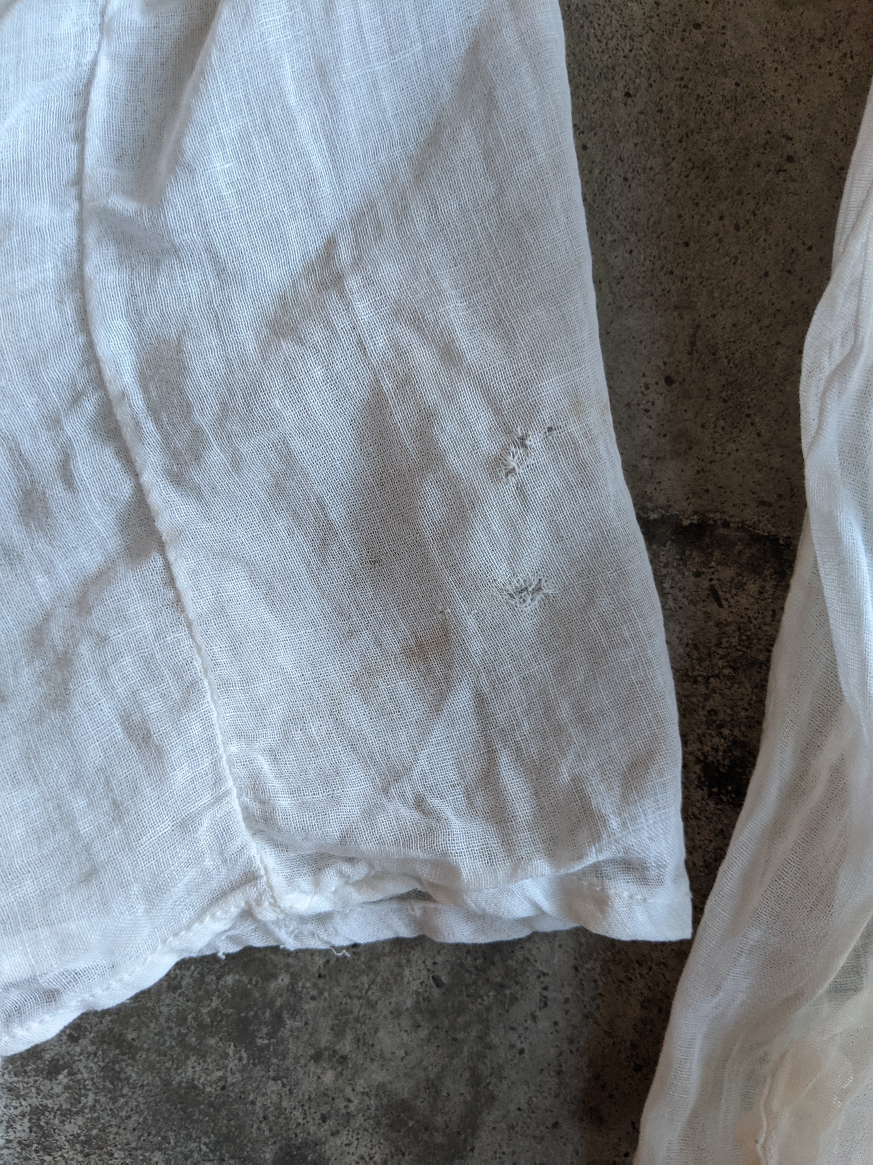 1910s White Cotton Blouse |