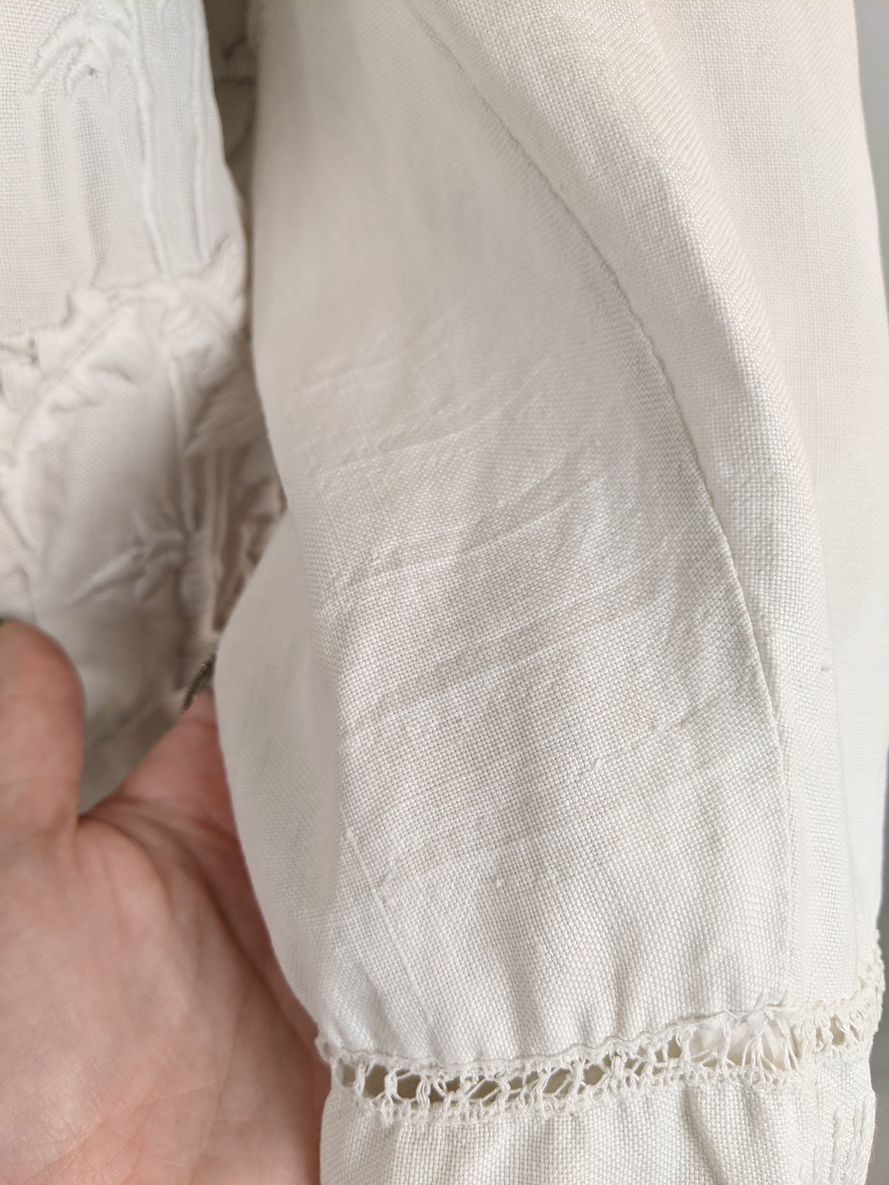 1900s Thistle Linen Dress