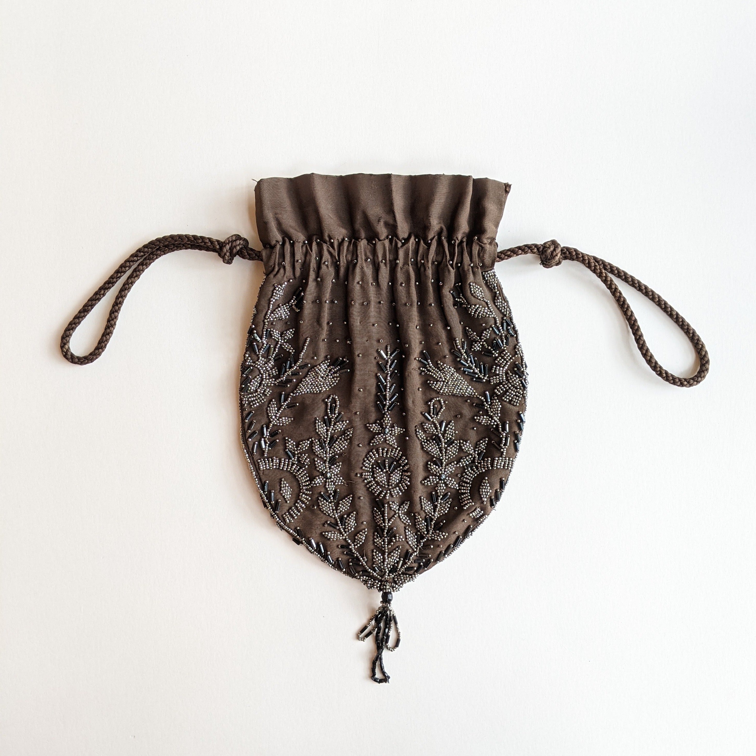 1910s-1920s Cut Steel Beaded Reticule