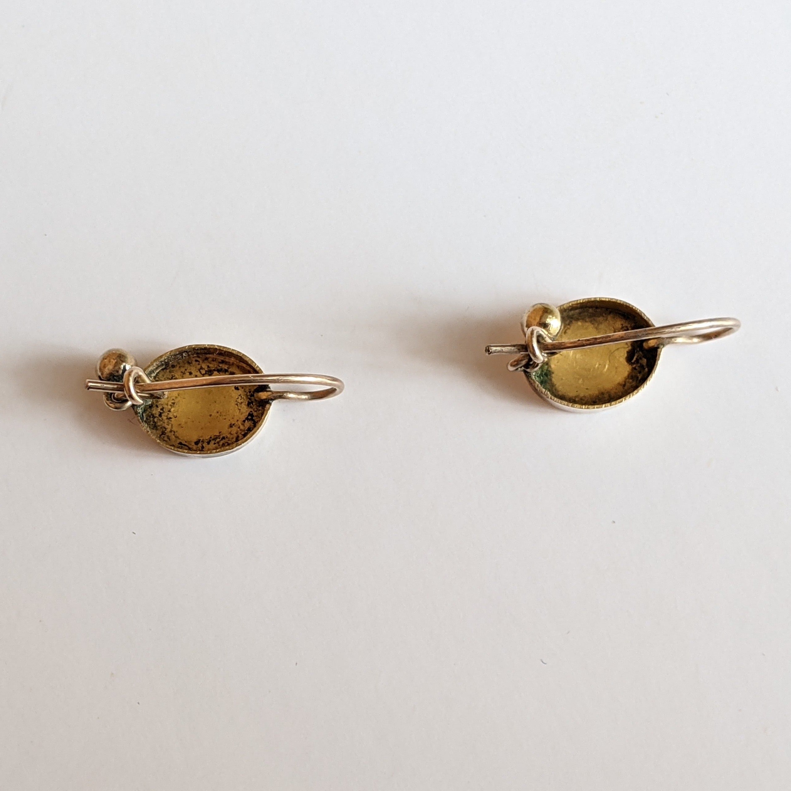 1890s 10k Gold Earrings