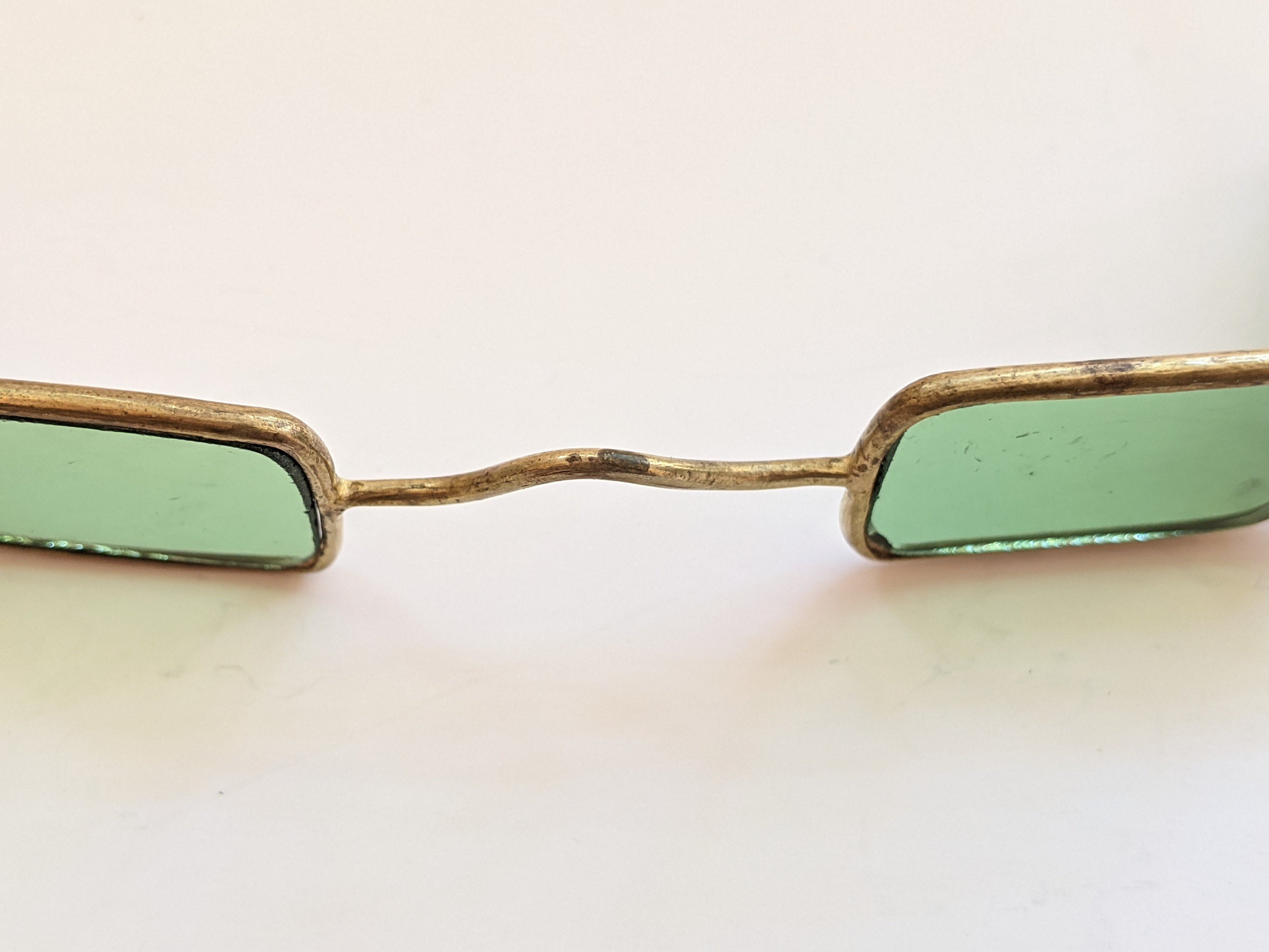 19th C. Green Tinted 4-Lens Eyeglasses