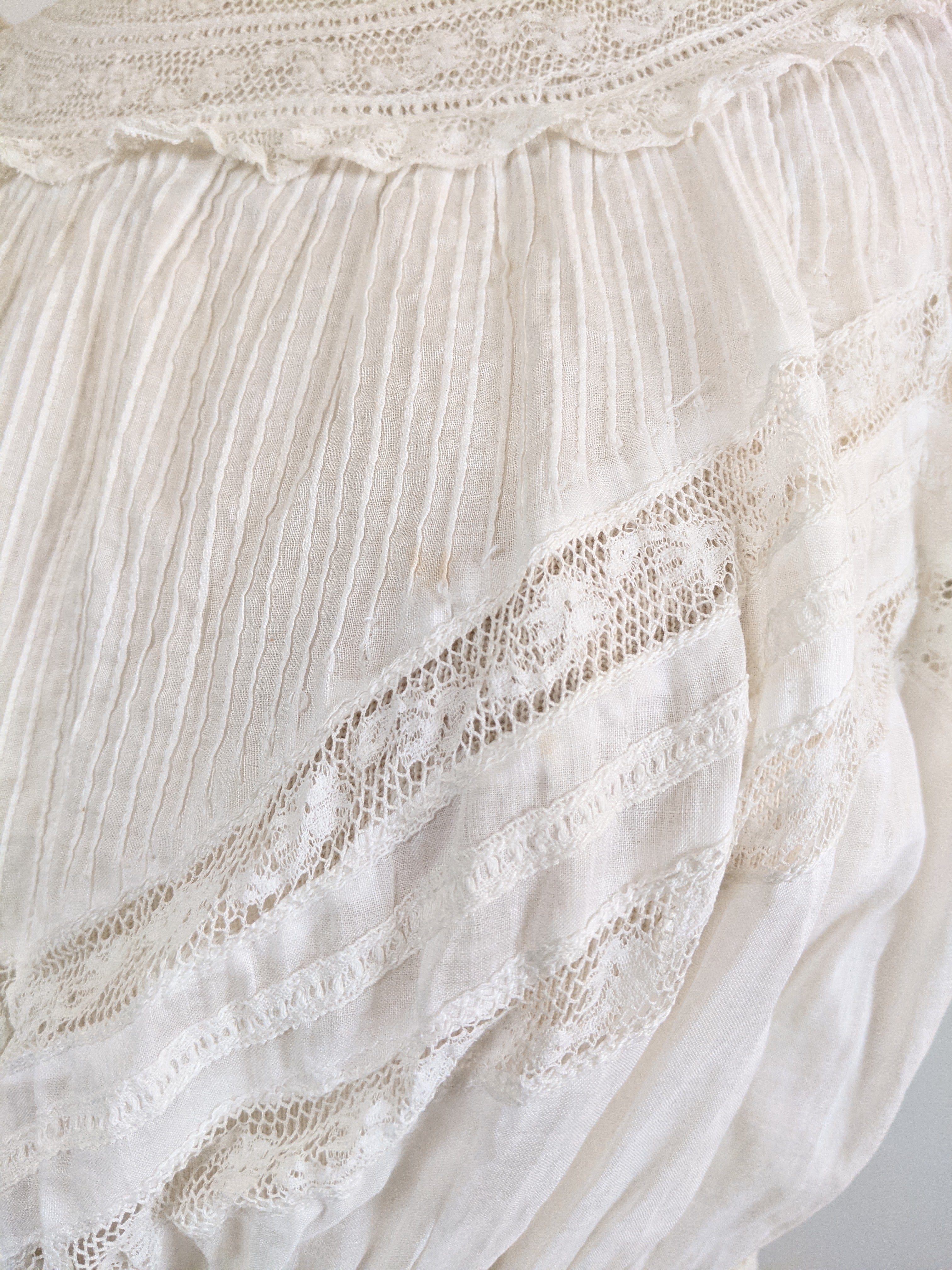 1900s Lingerie Dress | 23" Waist