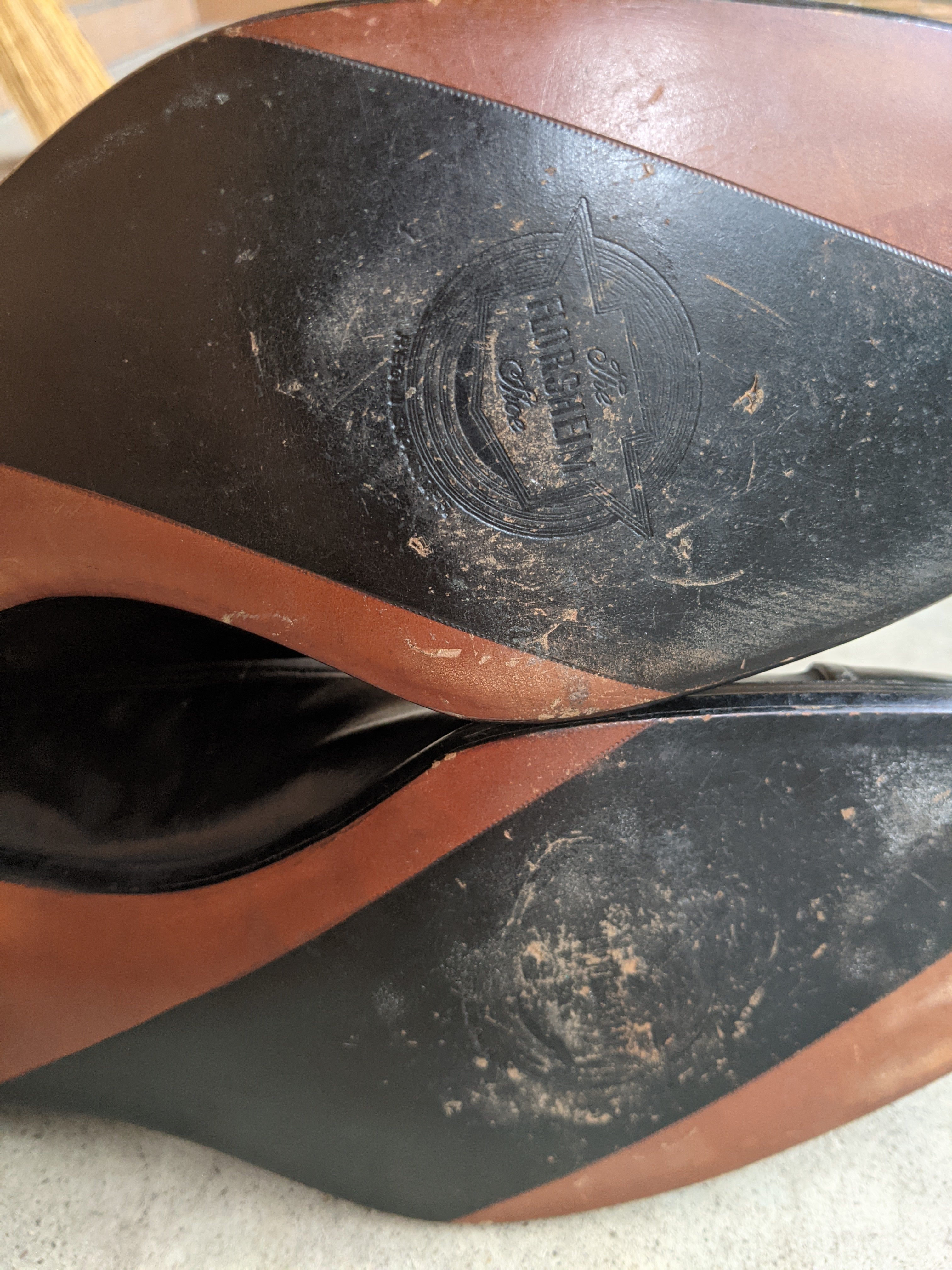 1910s Side Button Grey + Black Shoes | Sz 8 Men&