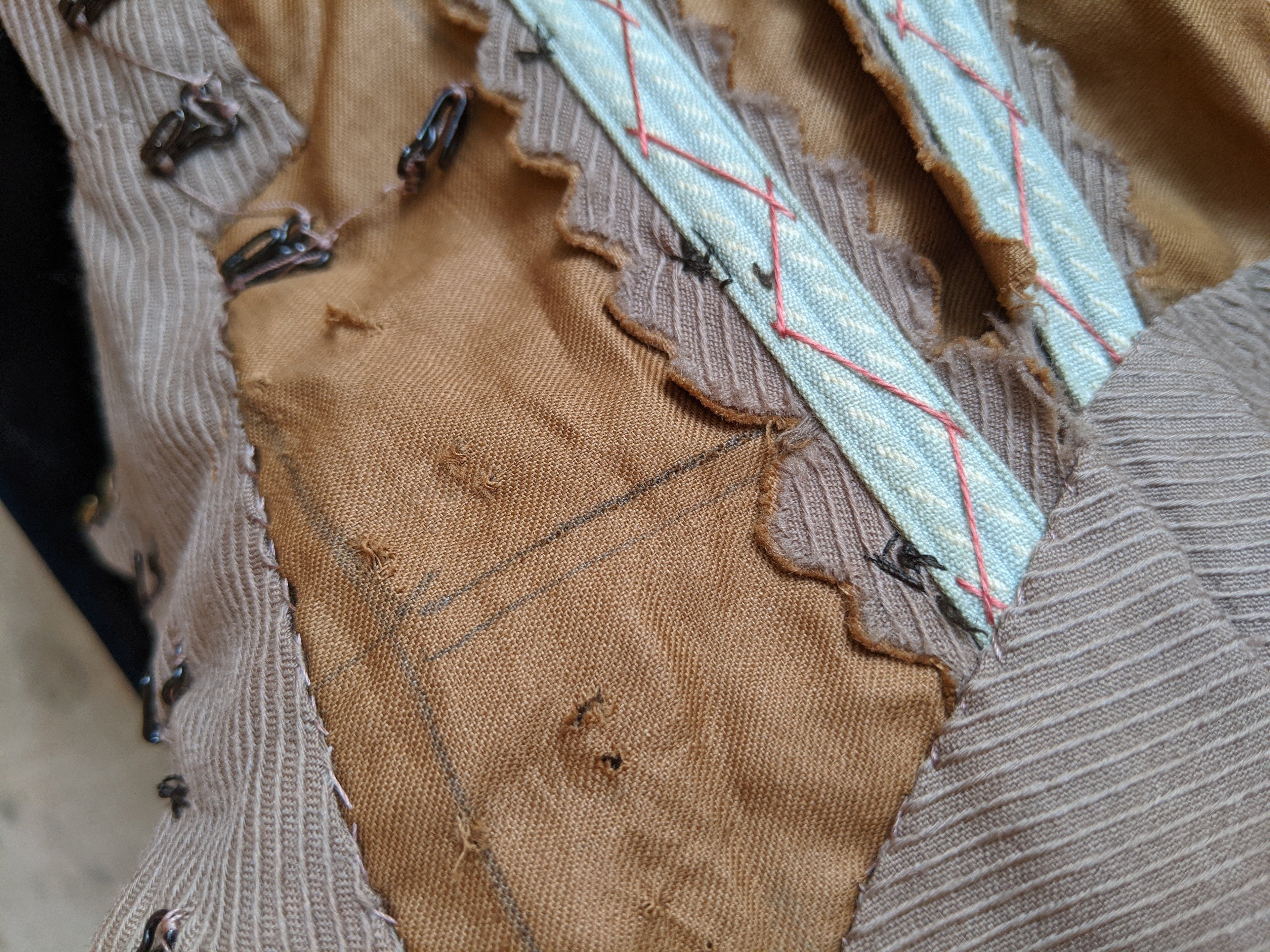 1890s Dusty Rose Dress