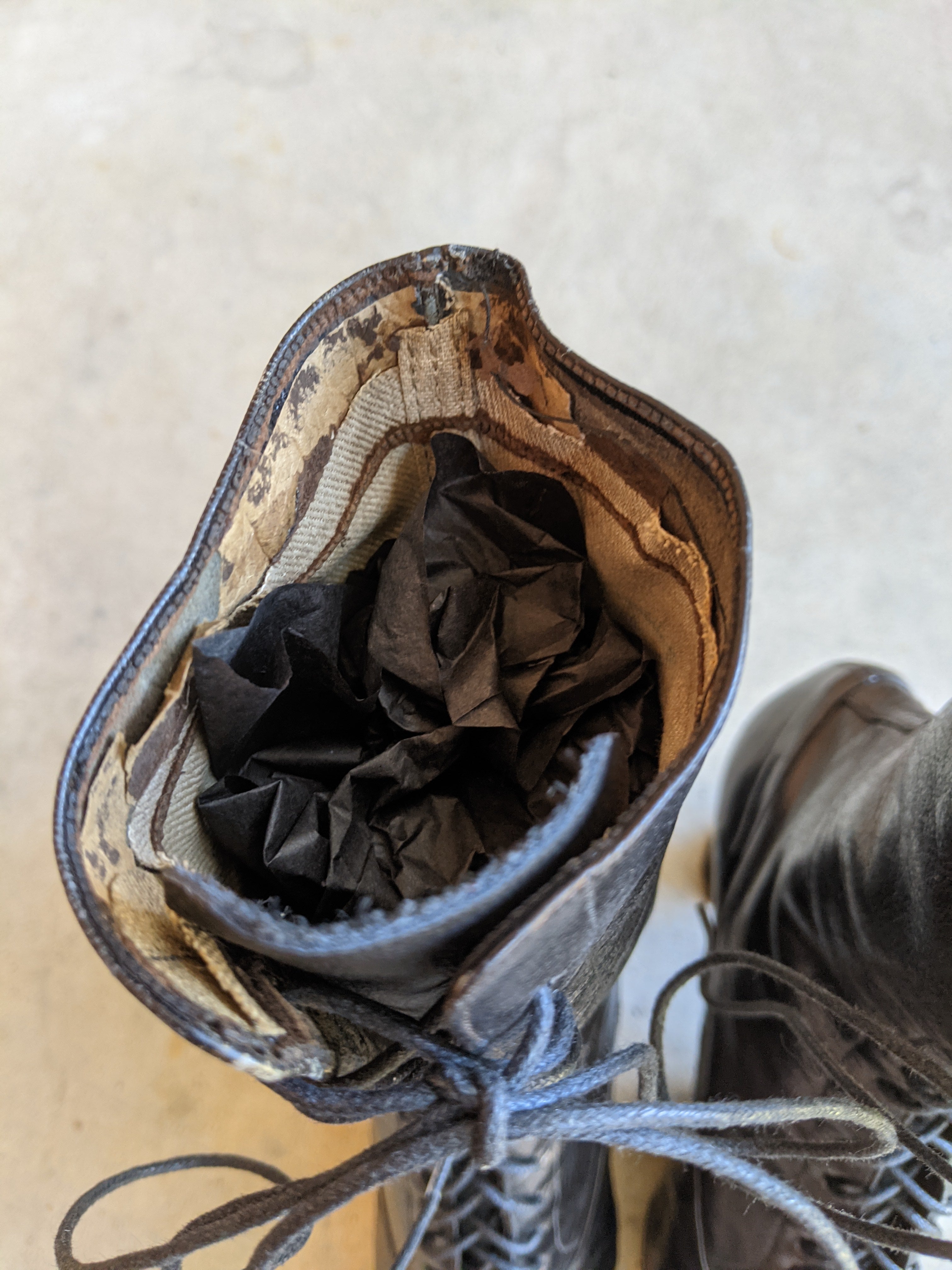 1910s-1920s Lace Up Boots | 7-7.5 US