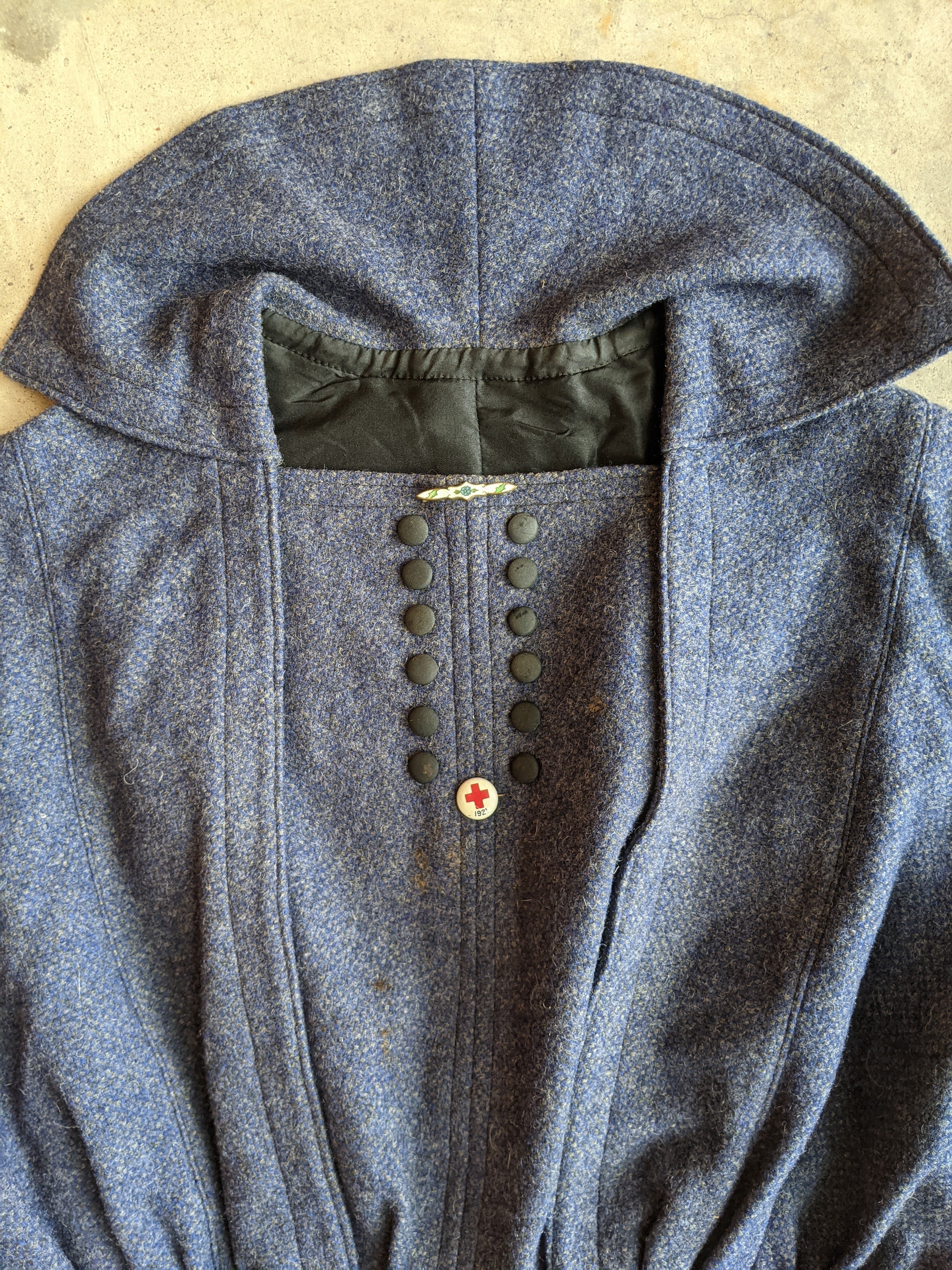 Late Teens-Early Twenties Wool Dress