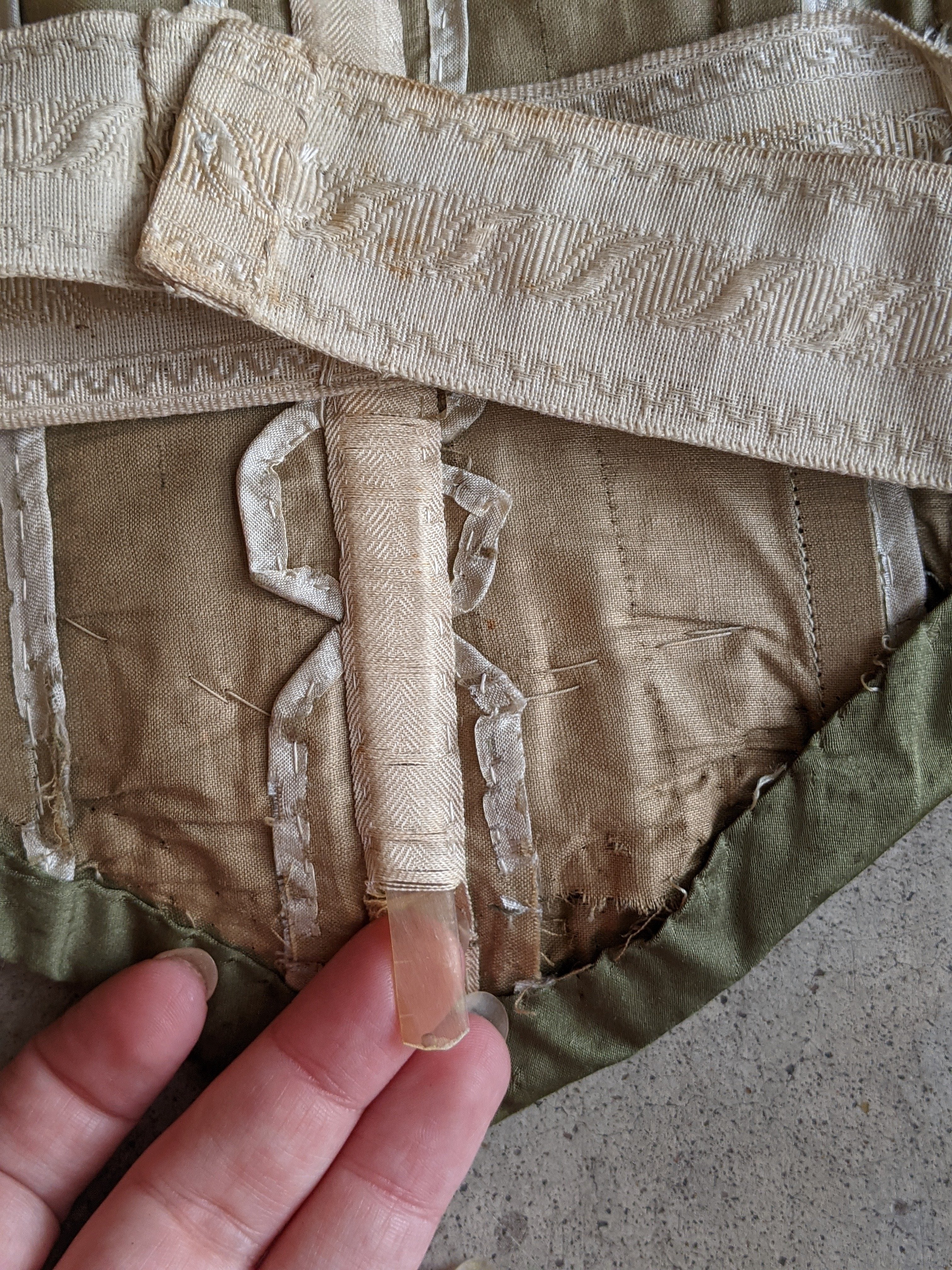 1900s Green + Pink Bodice | Study + Display