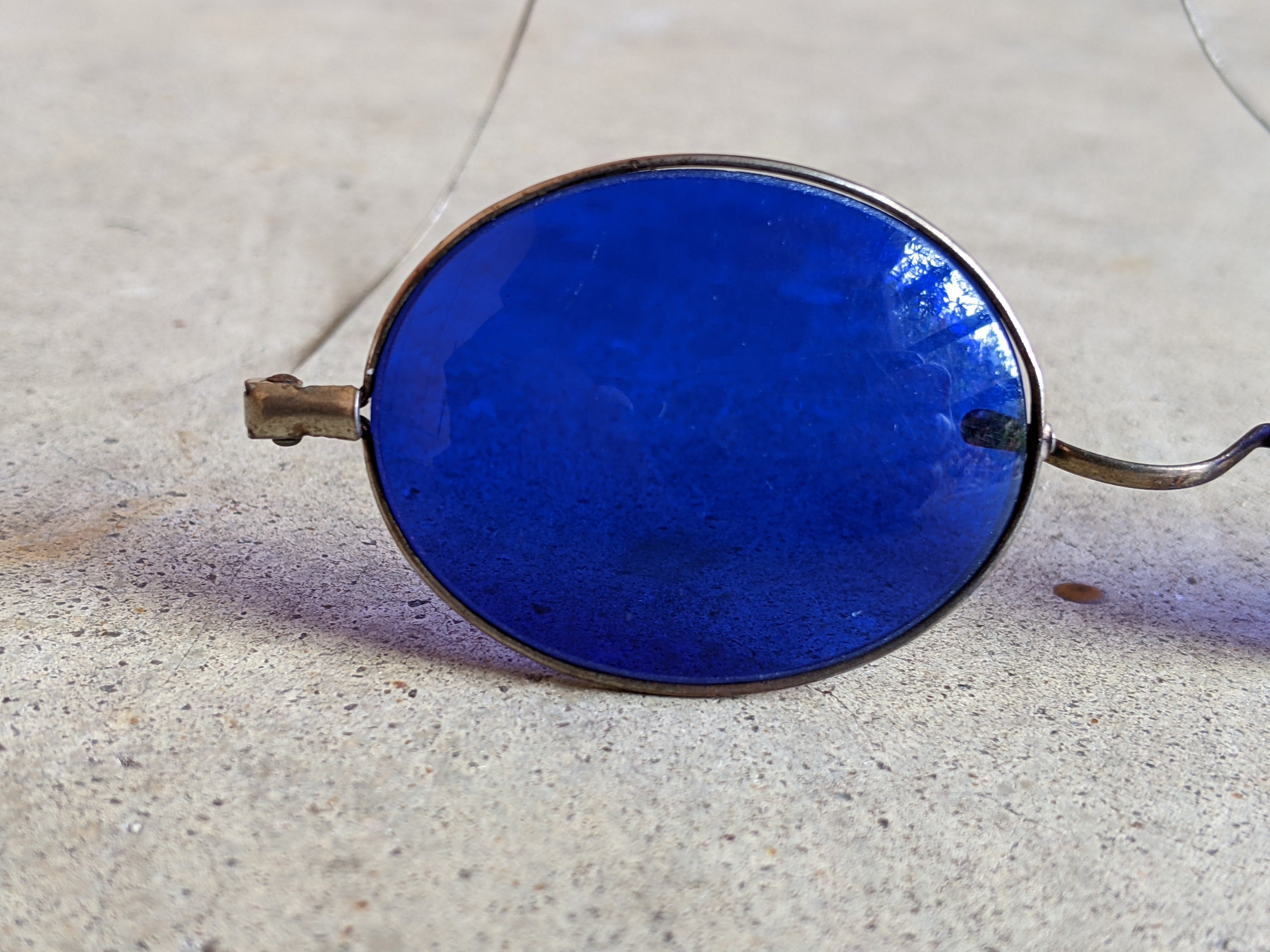 Cobalt Blue 1890s-1900s Tinted Glasses