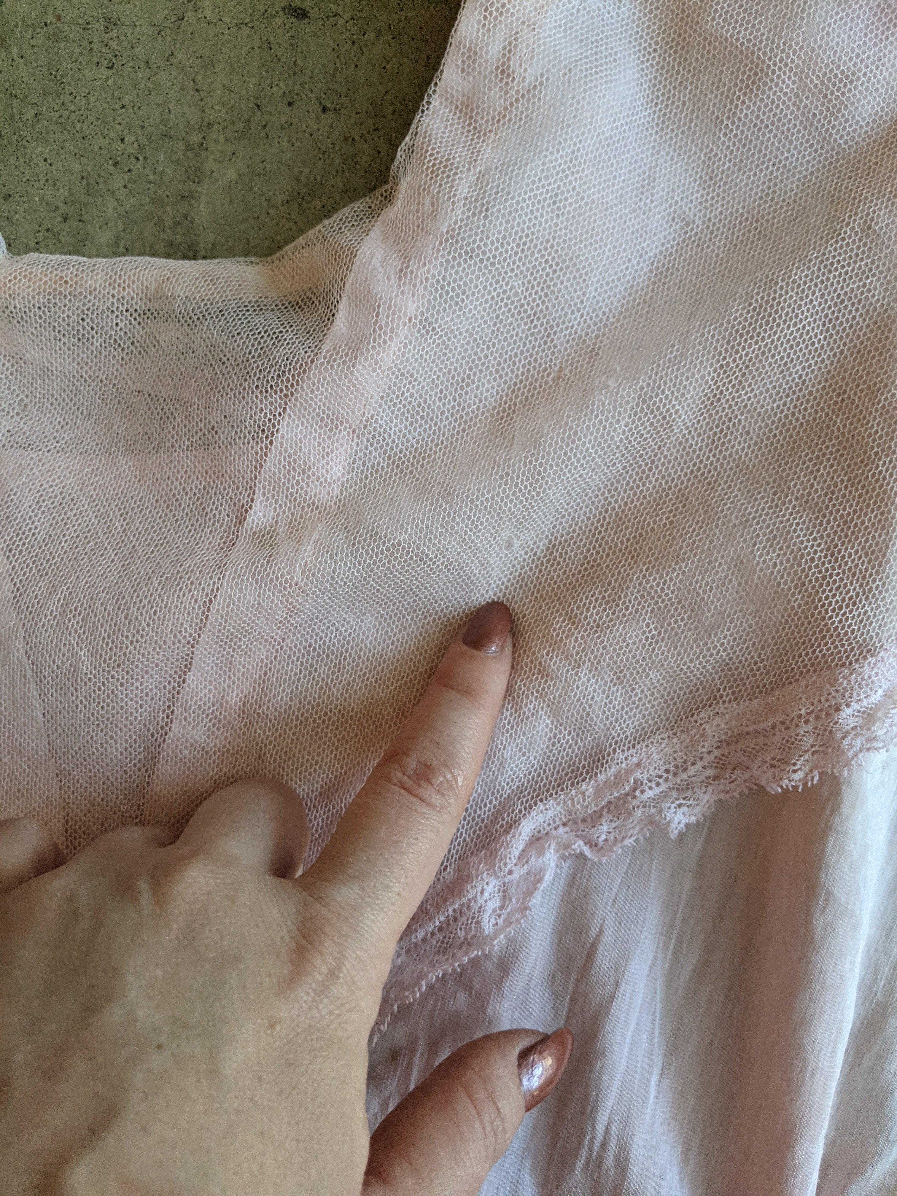 1910s Pink Cotton Dress