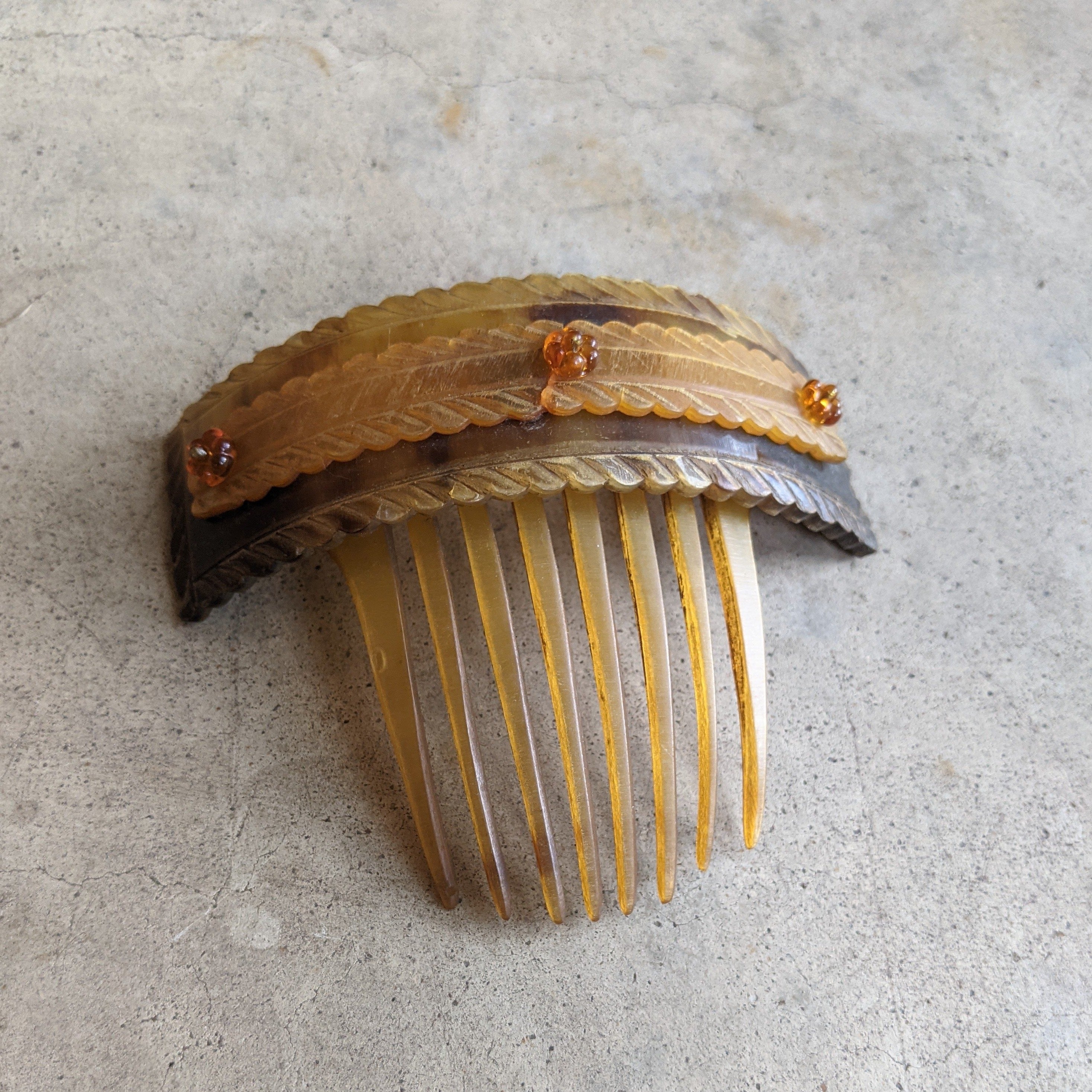 19th C. Hinged Hair Comb