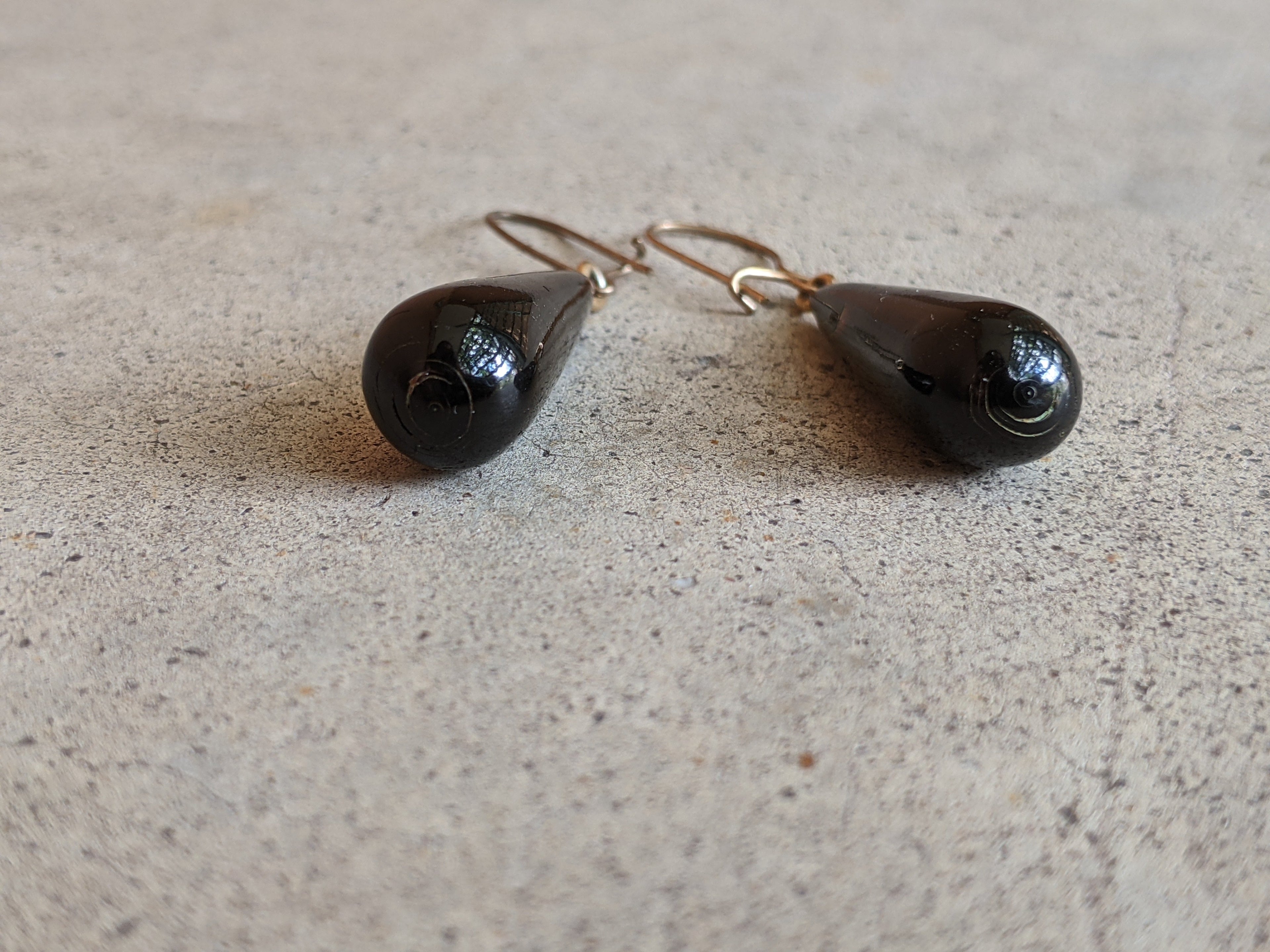 1890s-1900s Tortoise Shell Earrings