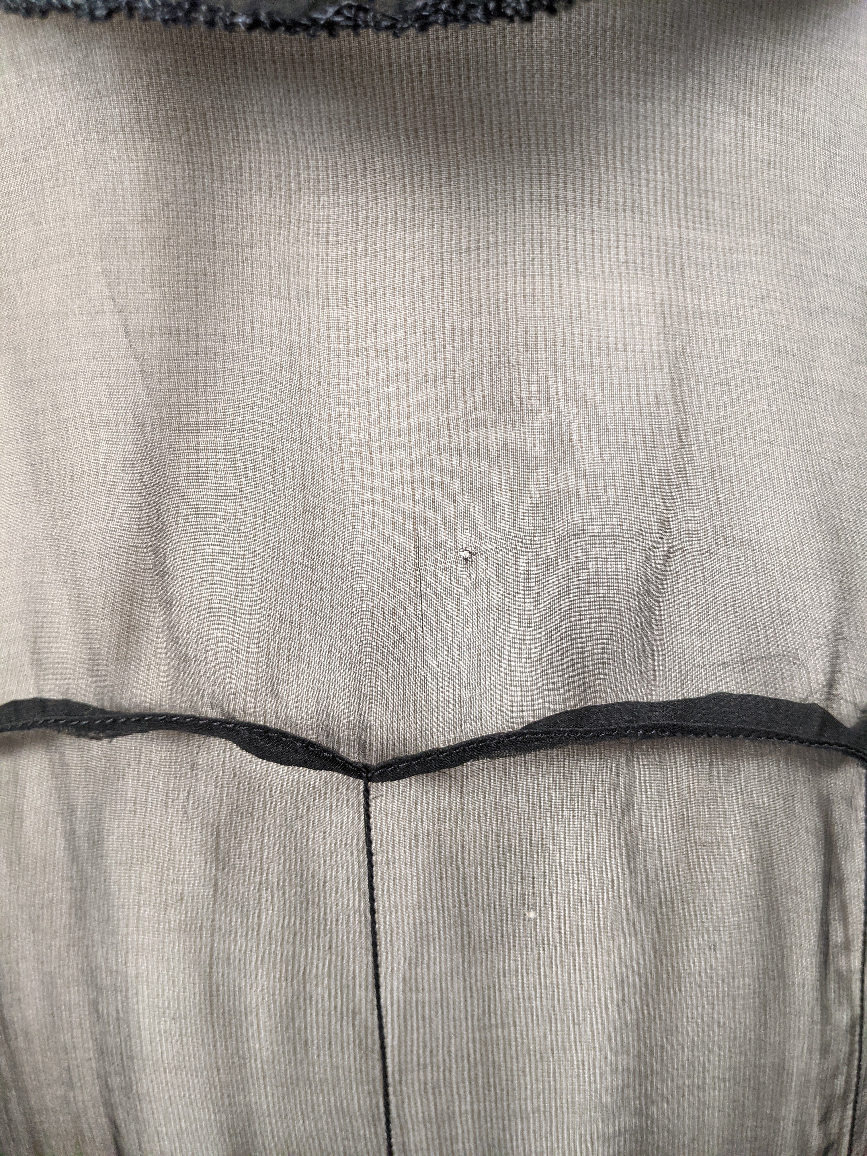 1930s Black Silk + Lace Dress
