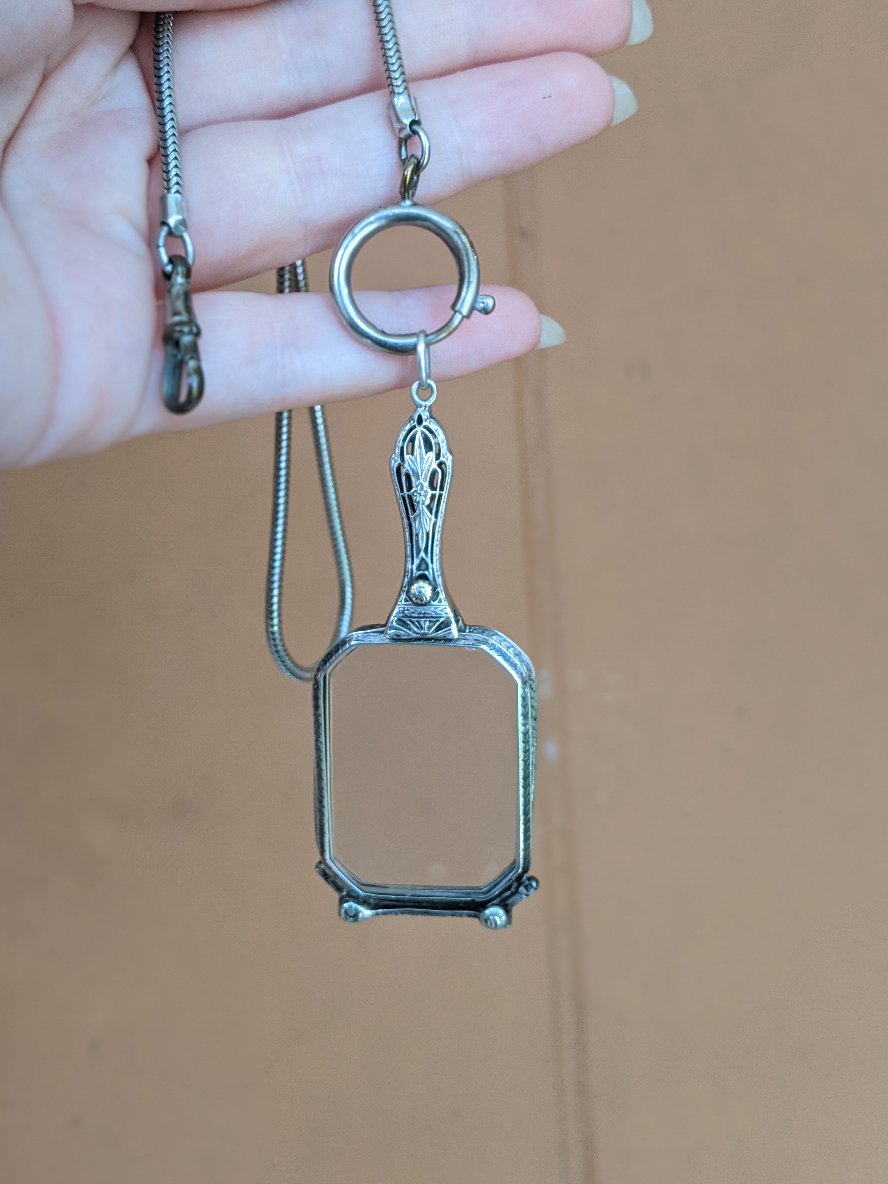 1900s-1910s Sterling Silver Lorgnette