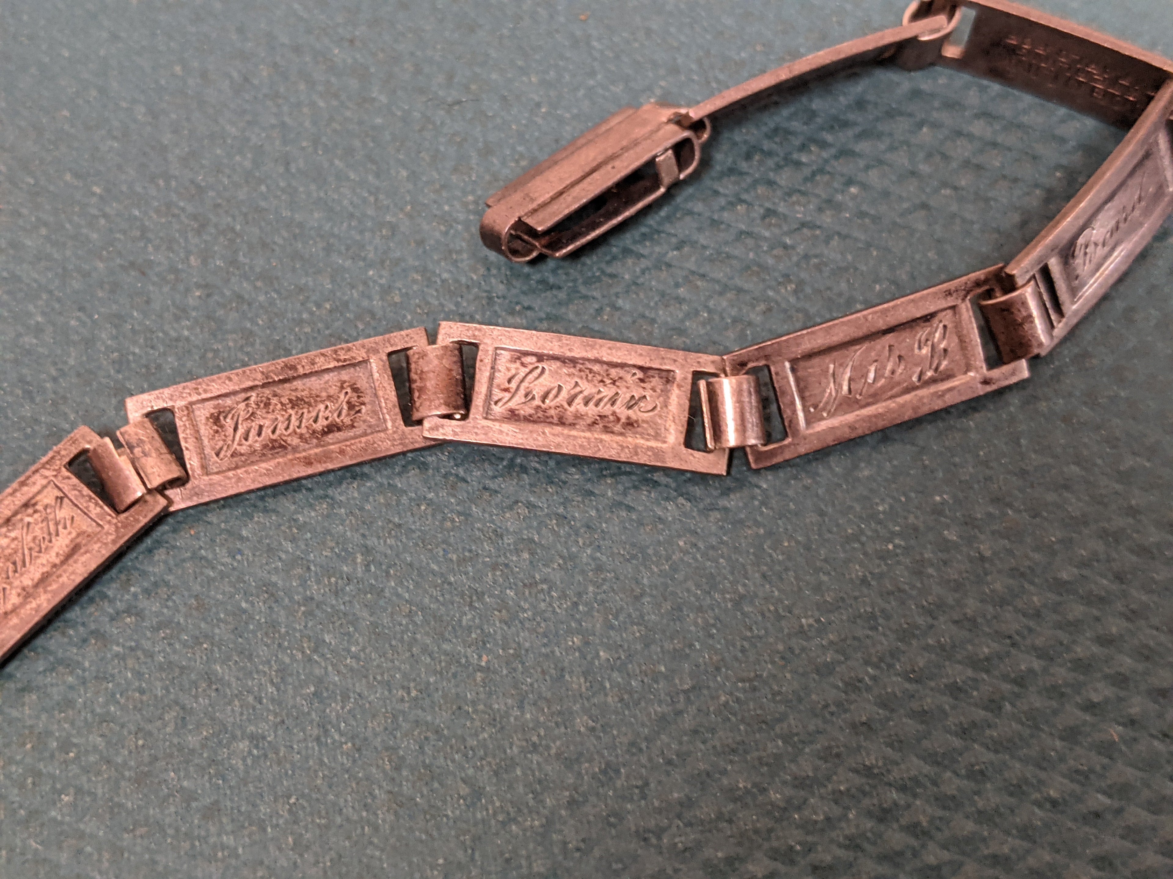 RESERVED | Silver Bob O Link Friendship Bracelet
