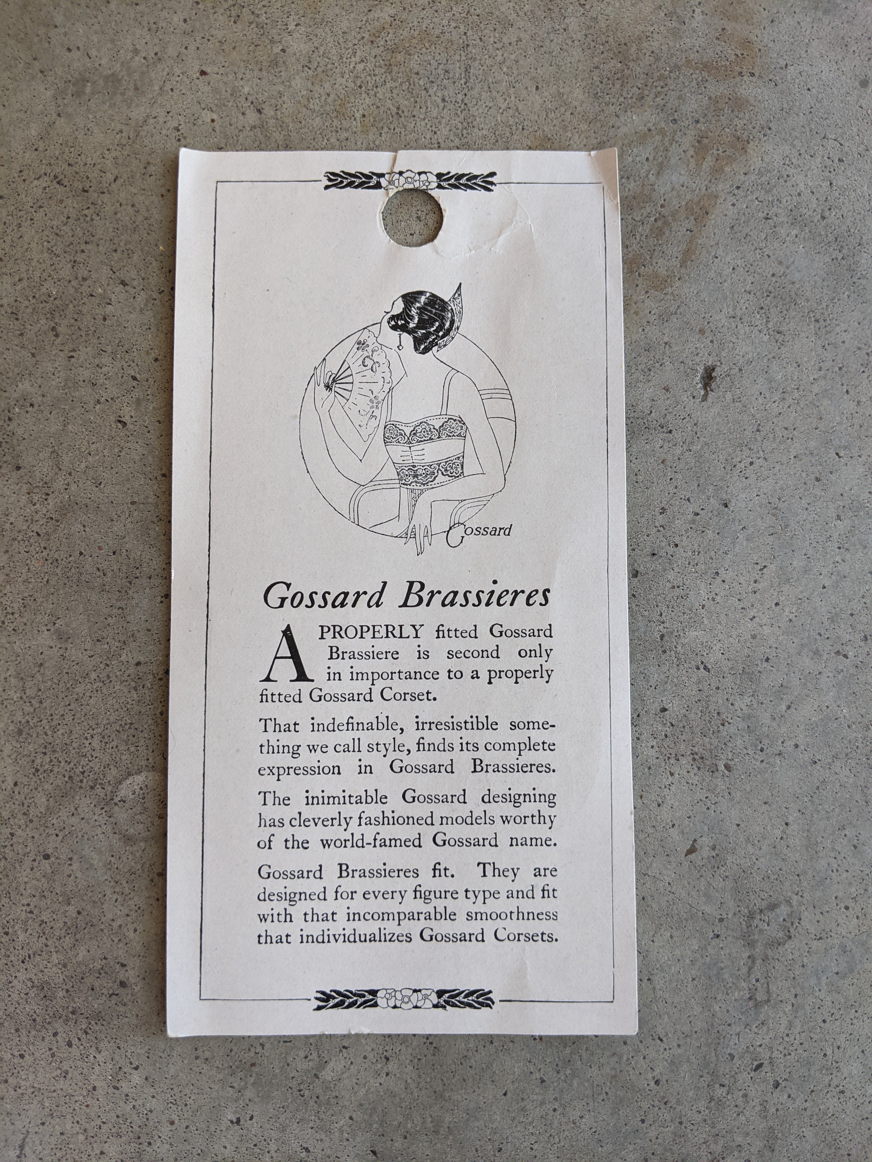 Late 1910s Pink Deadstock Gossard Corset | Sz 21