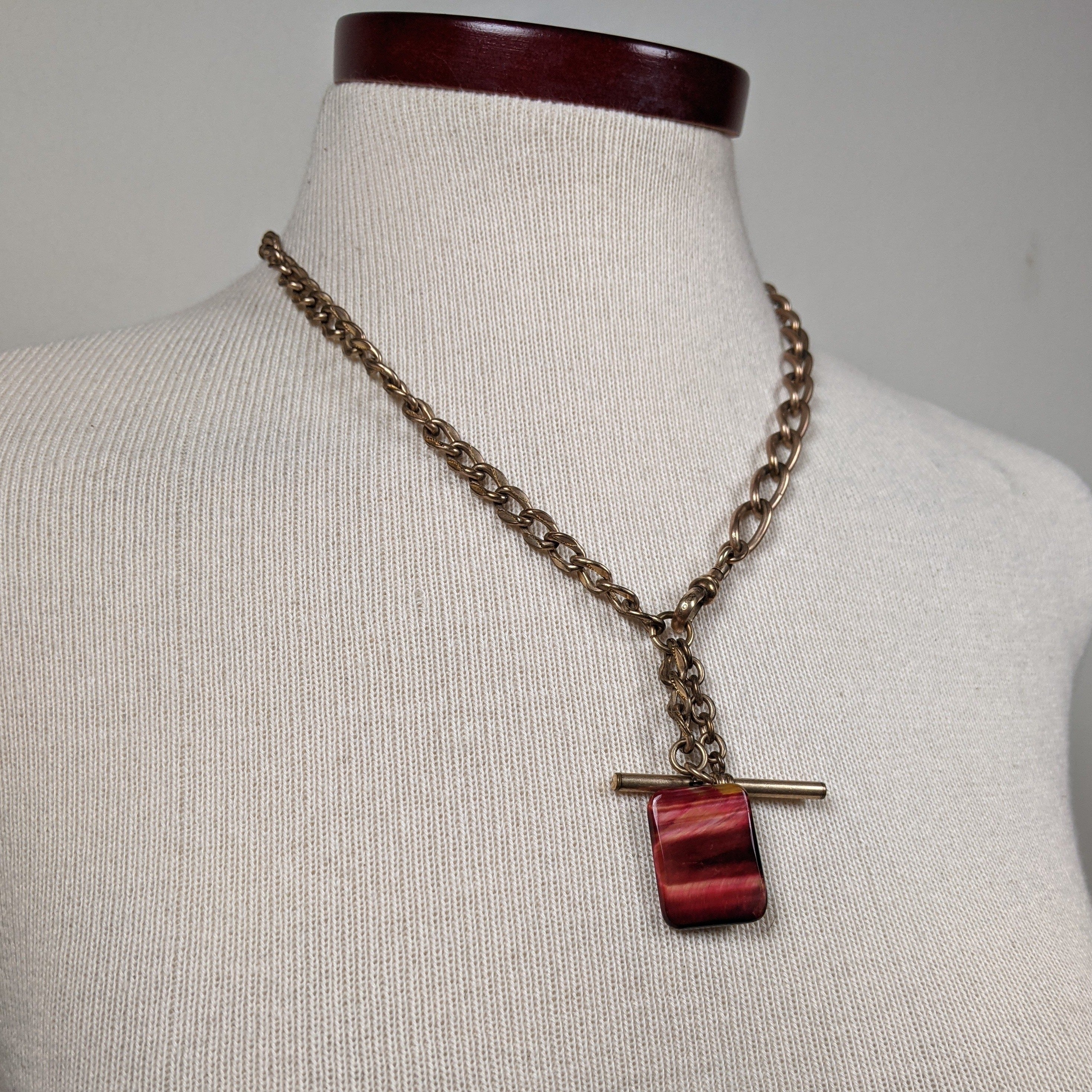 19th c. Watch Fob Necklace