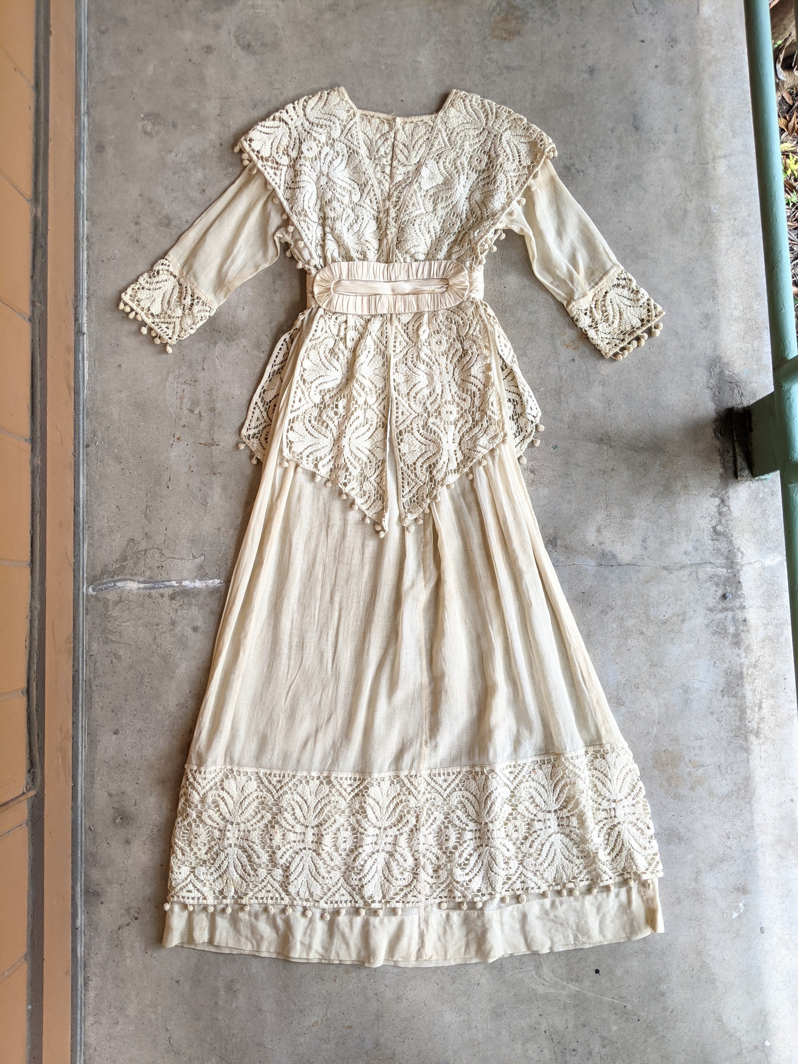 Early 1910s Crochet Lace Dress
