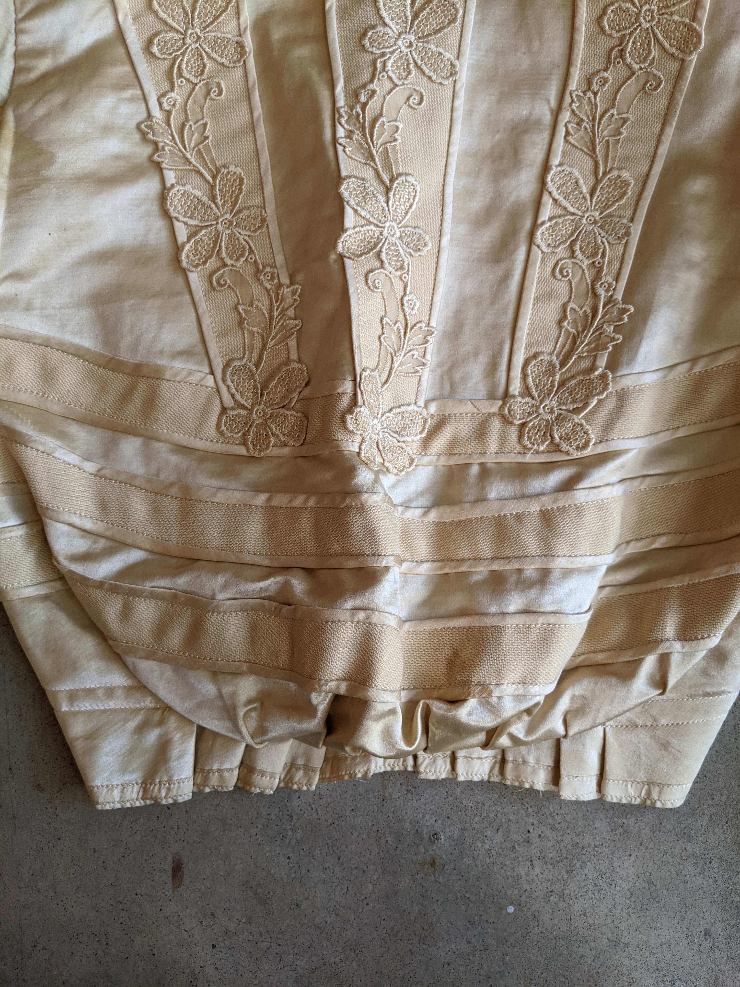 1900s Cream Silk Shirt-Waist | Study + Display