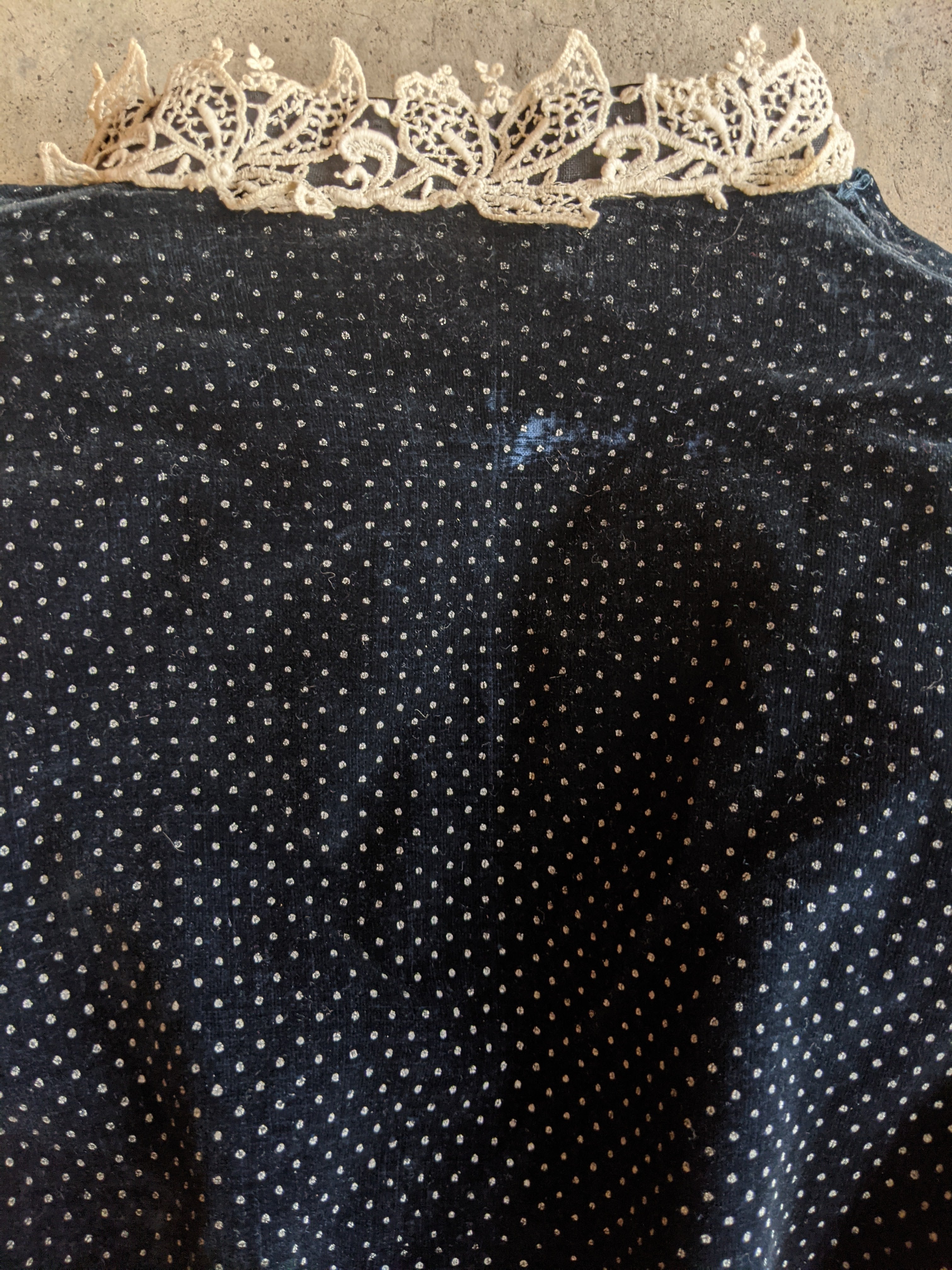 1902-1903 Blue Velveteen Shirt-Waist