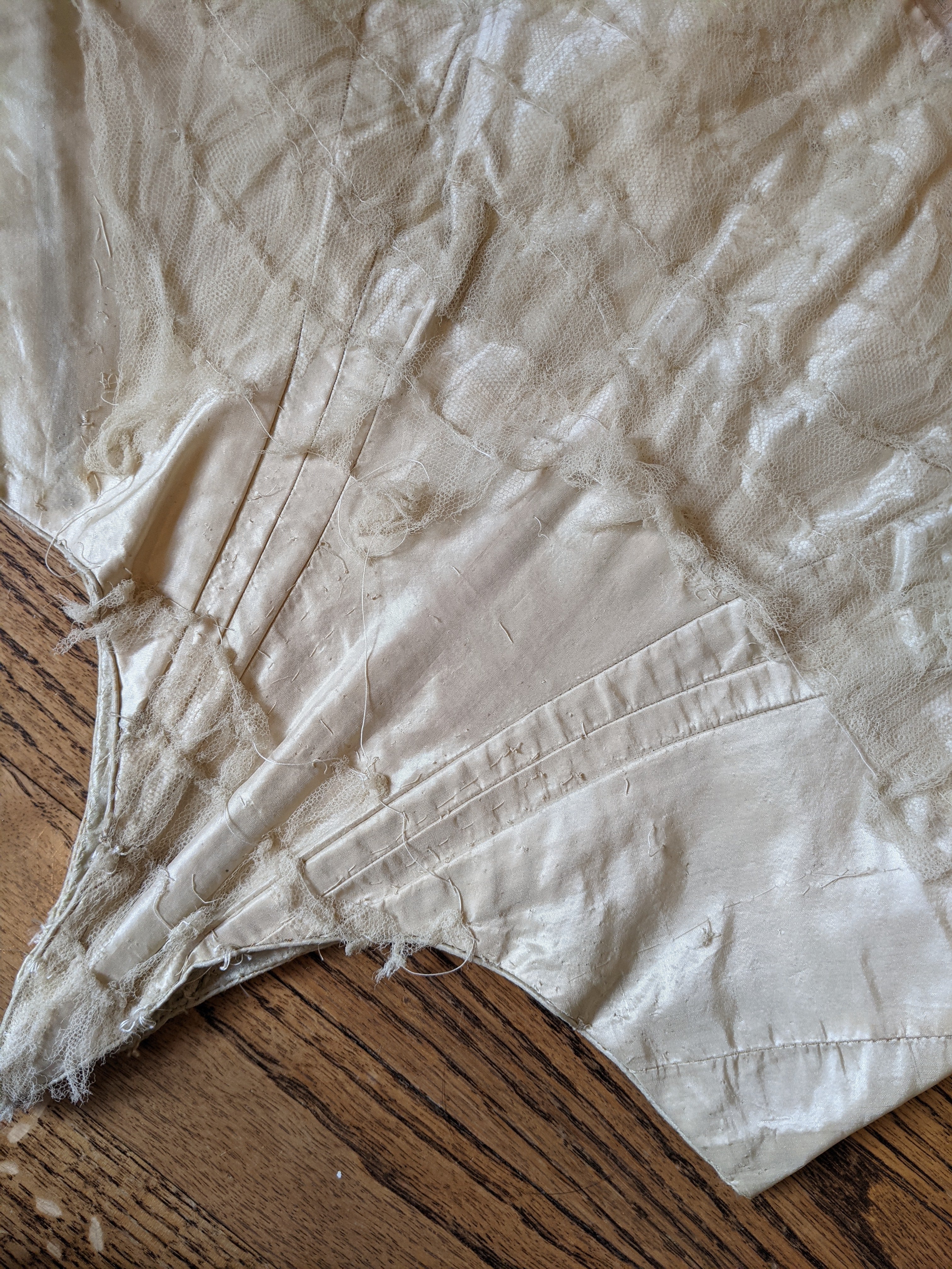RESERVED LISTING | c. 1860 Wedding Gown