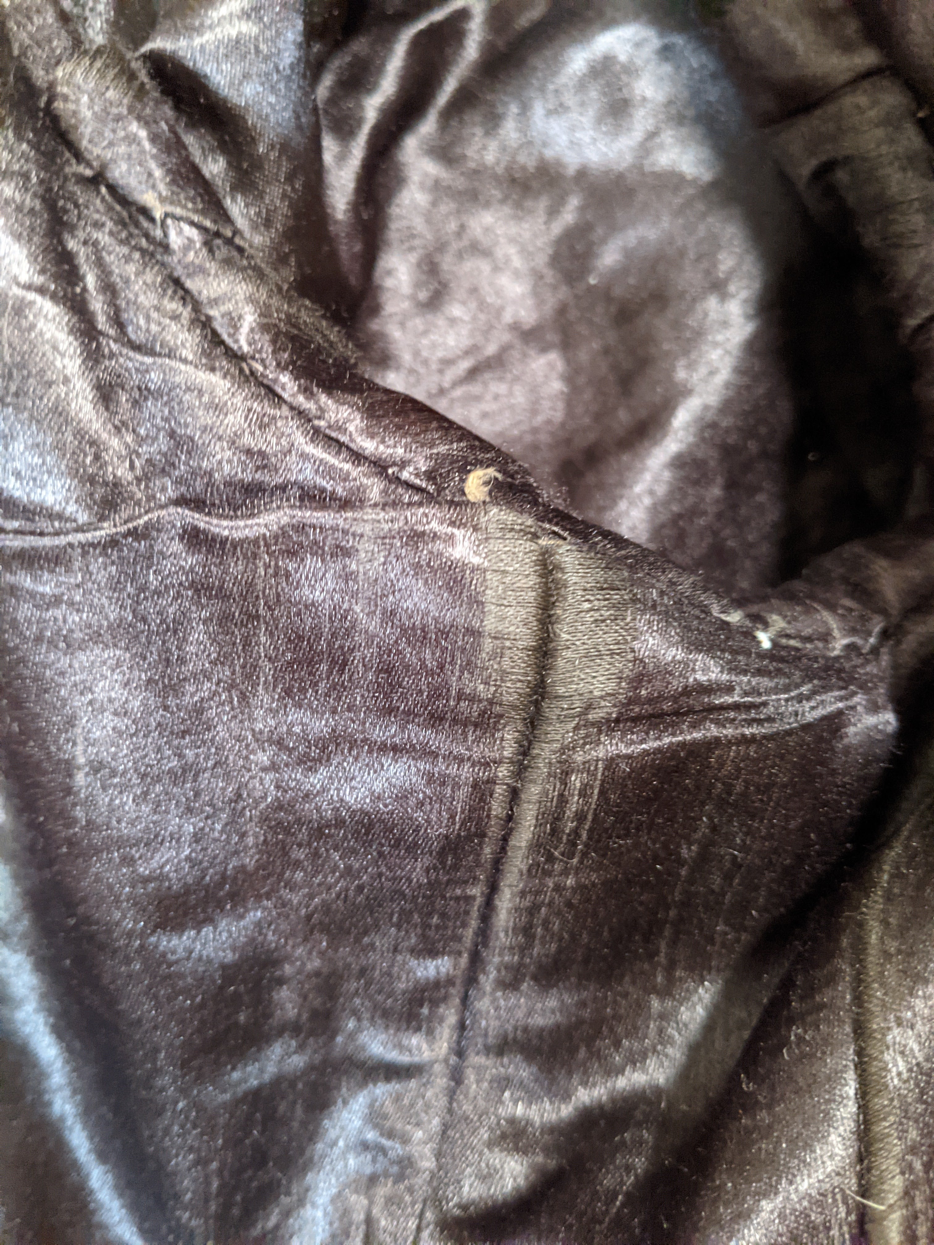 c. 1890 Silk "Seal" Plush Jacket