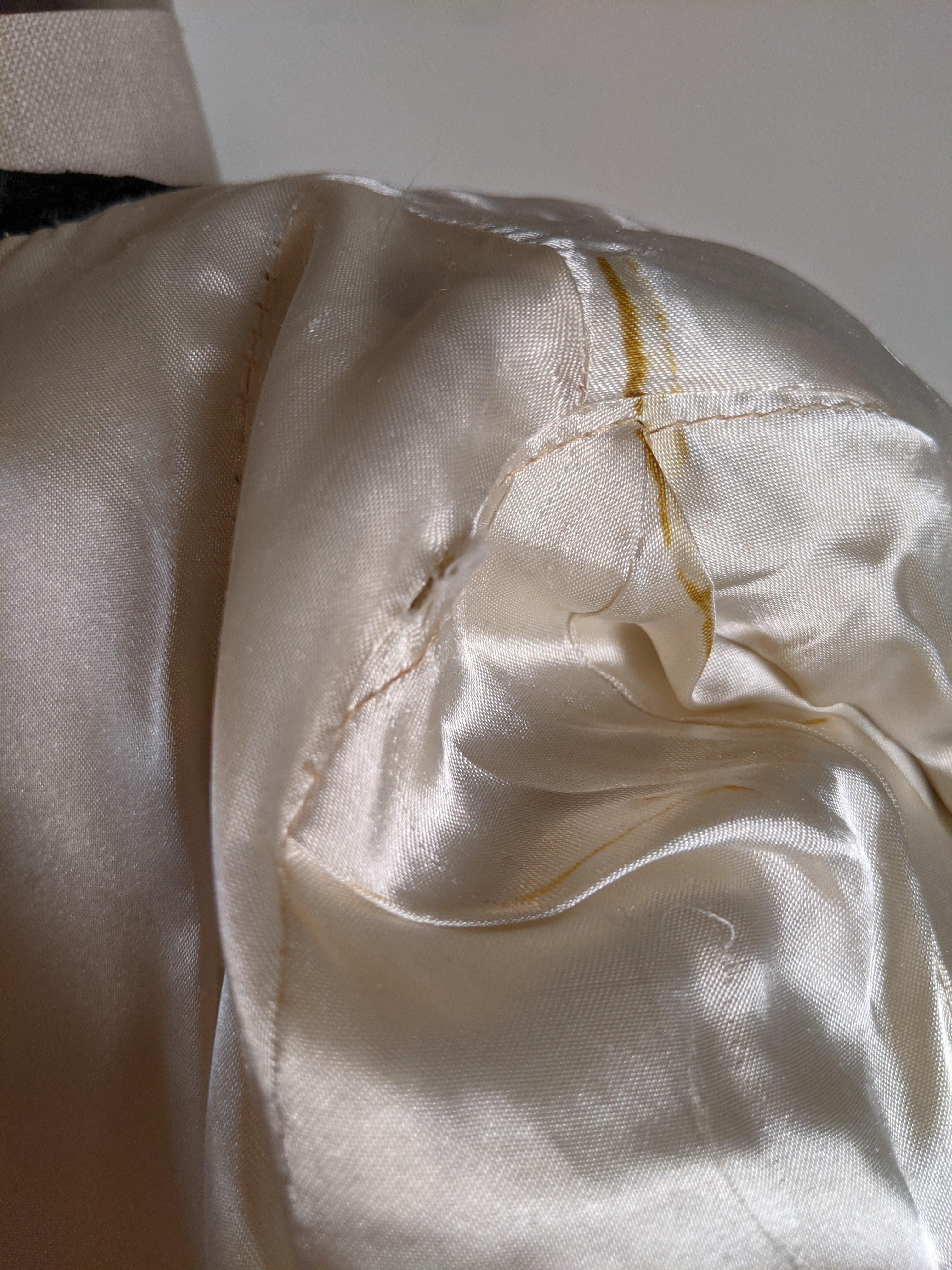 c. 1930s-1940s Hooded Velvet Cloak