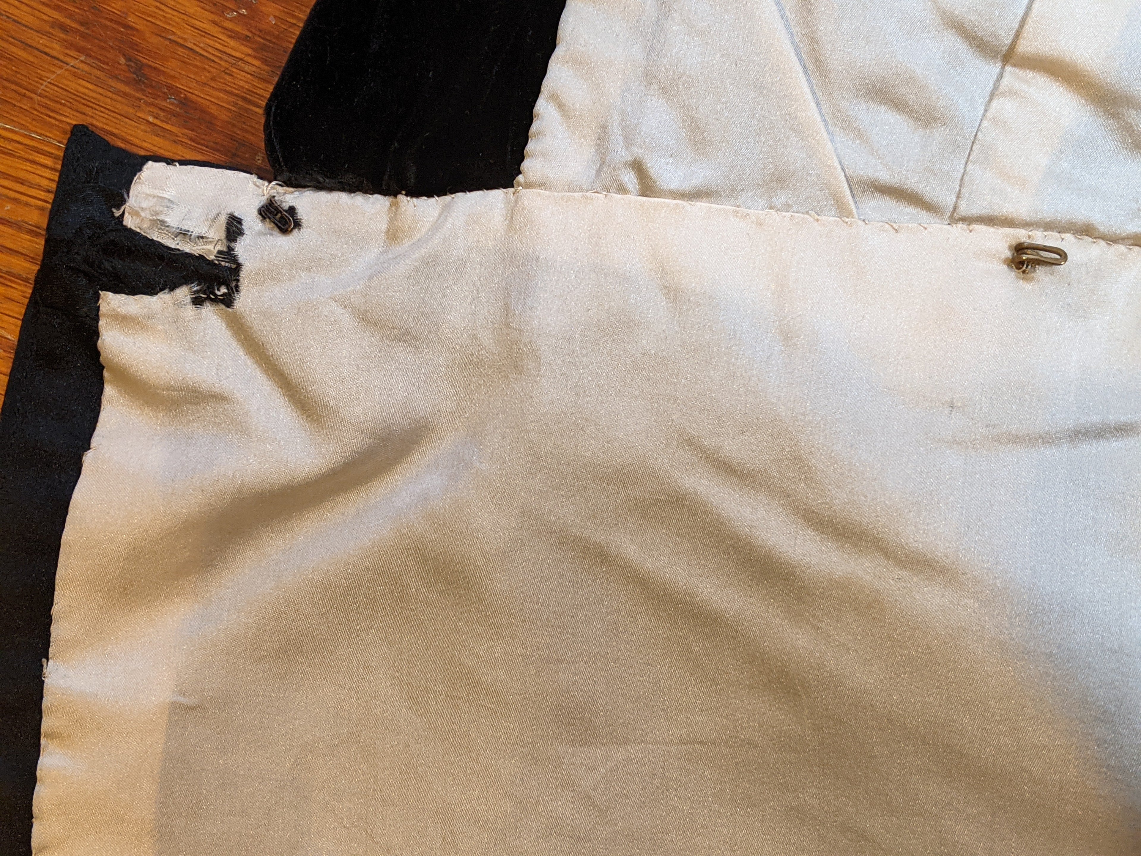 c. 1910s Black Silk Suit | Jacket + Skirt