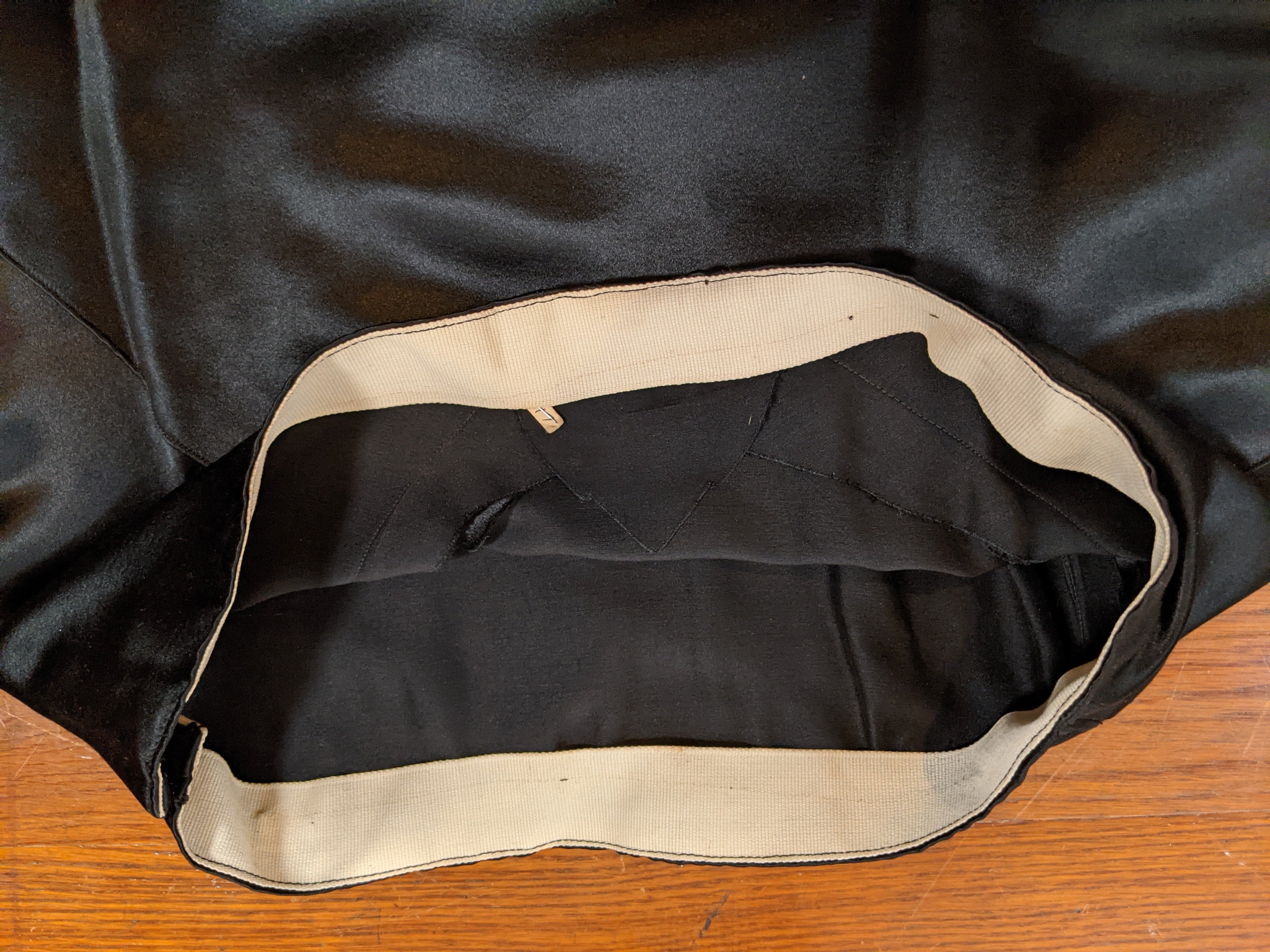 c. 1910s Black Silk Suit | Jacket + Skirt