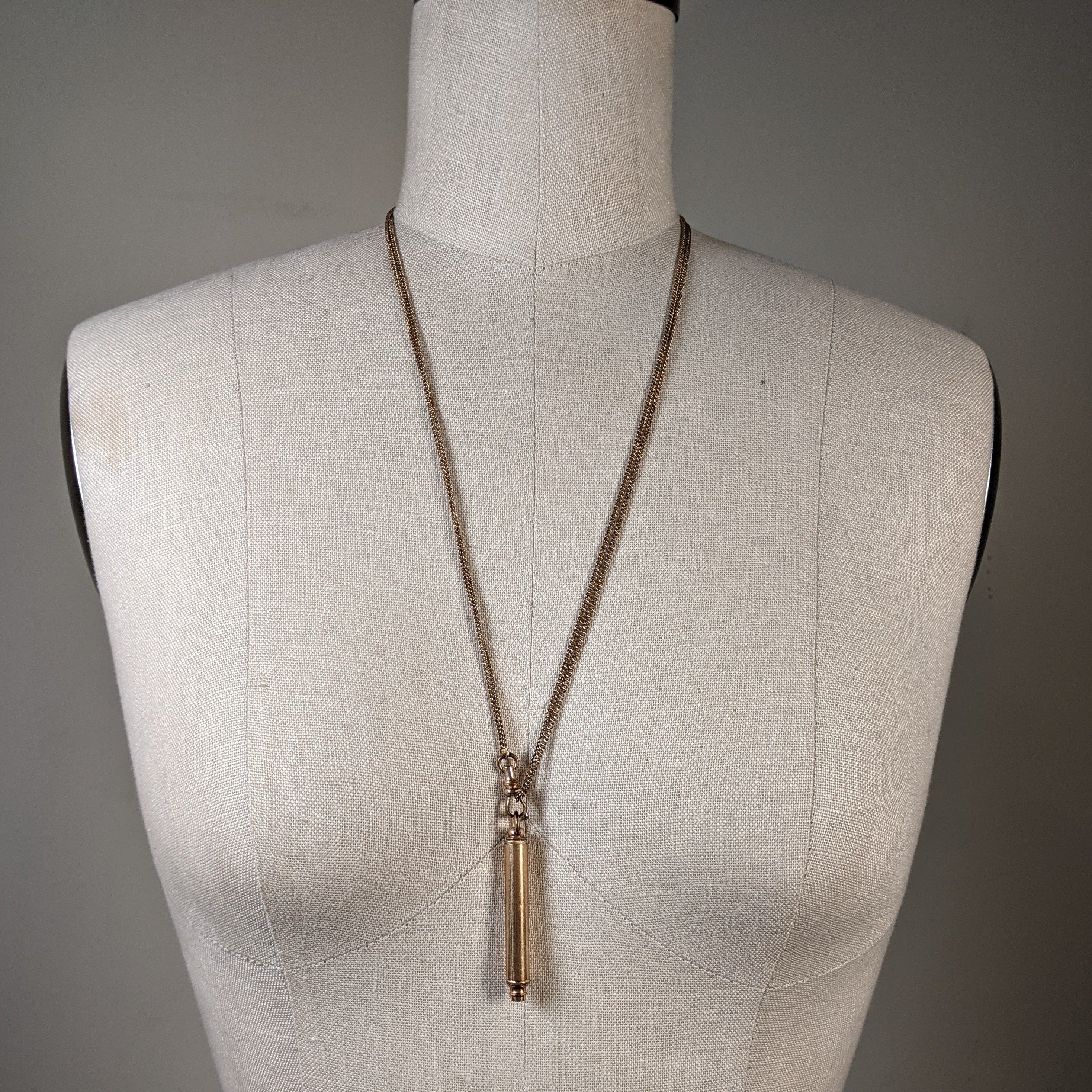 c. 1890s-1900s "Magic" Pencil on Long Guard Chain