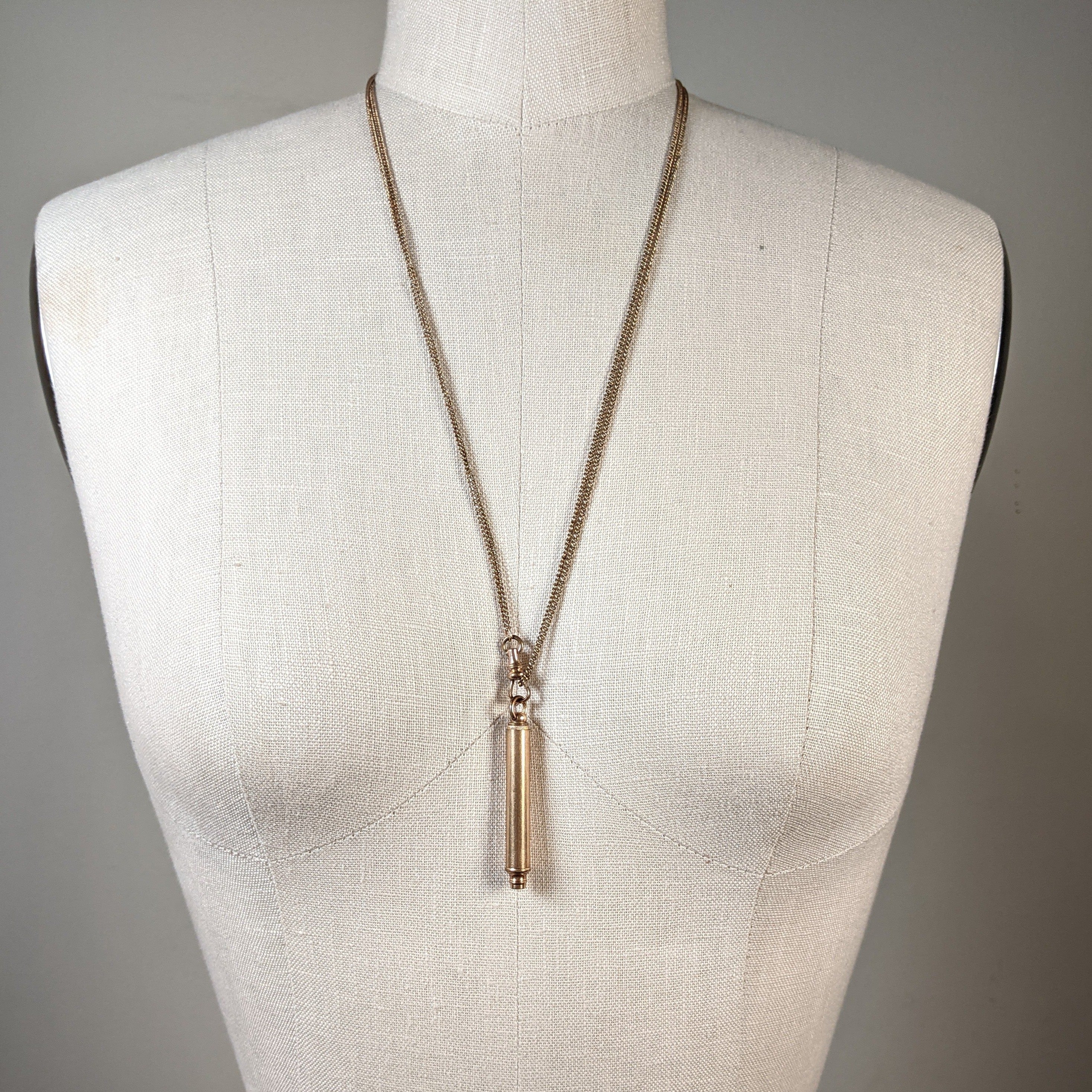 c. 1890s-1900s "Magic" Pencil on Long Guard Chain