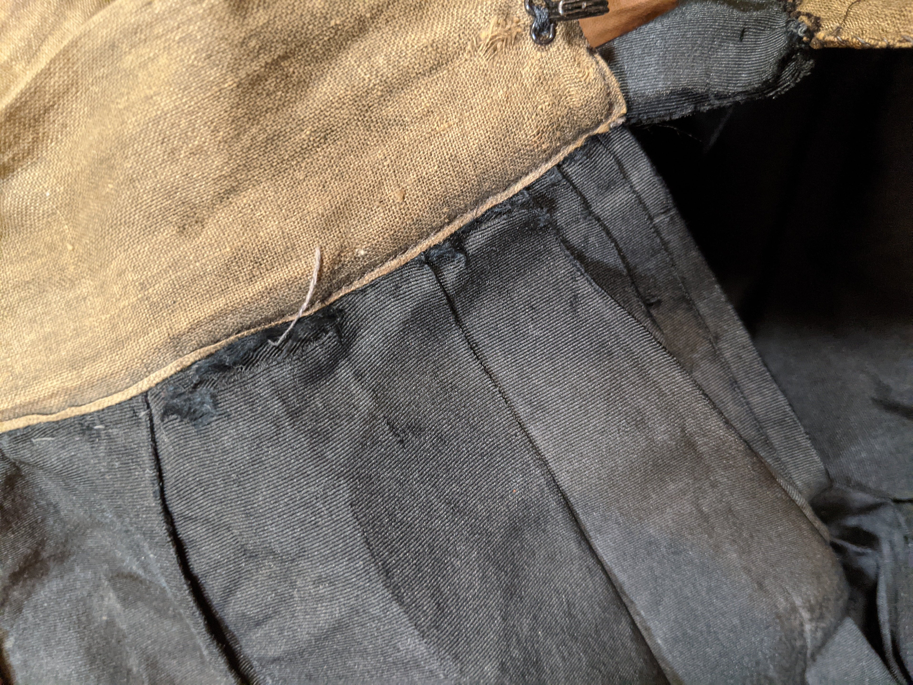 1890s Black Dress | Bodice + Skirt