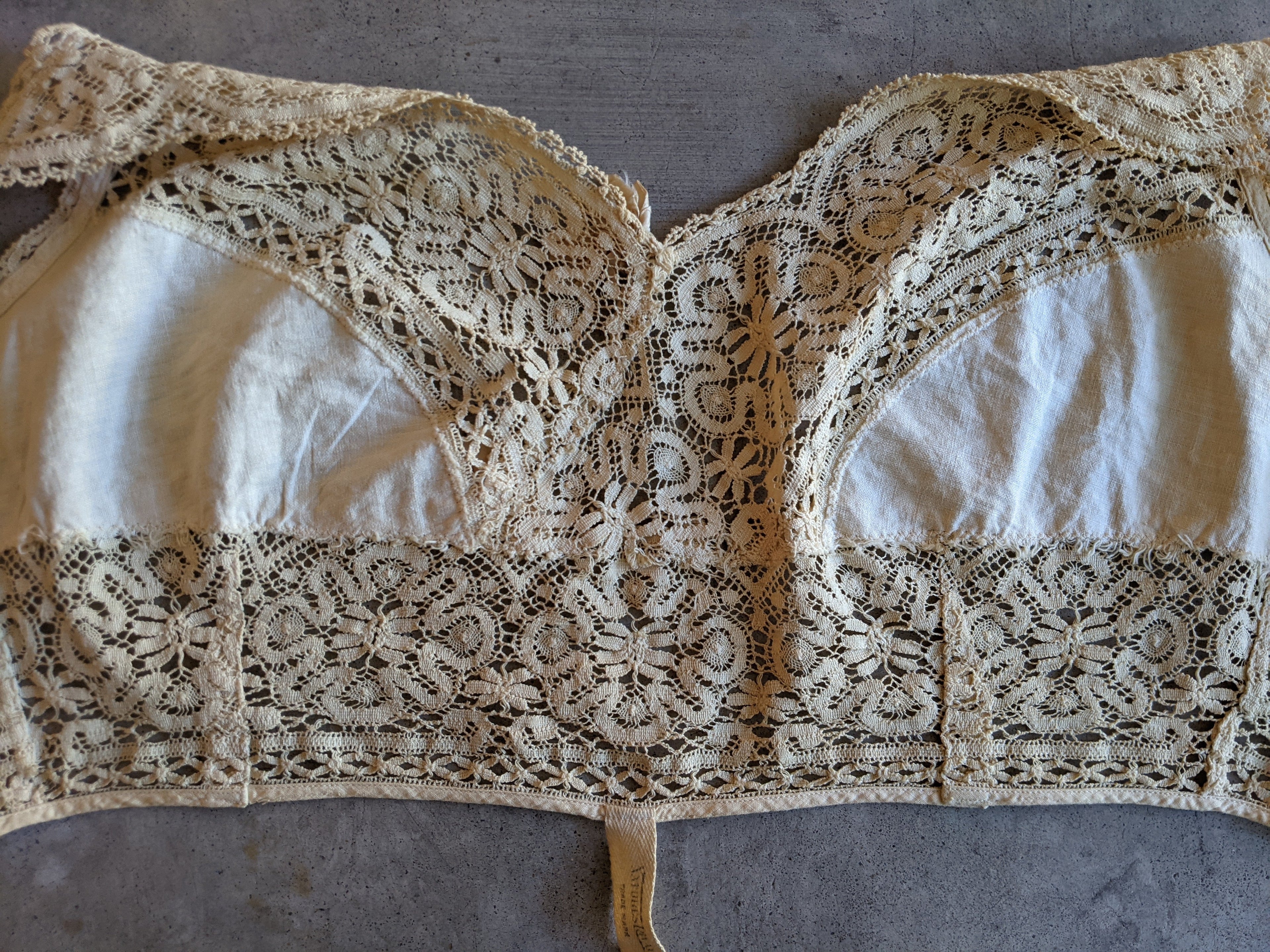 1910s Cotton Lace Brassiere