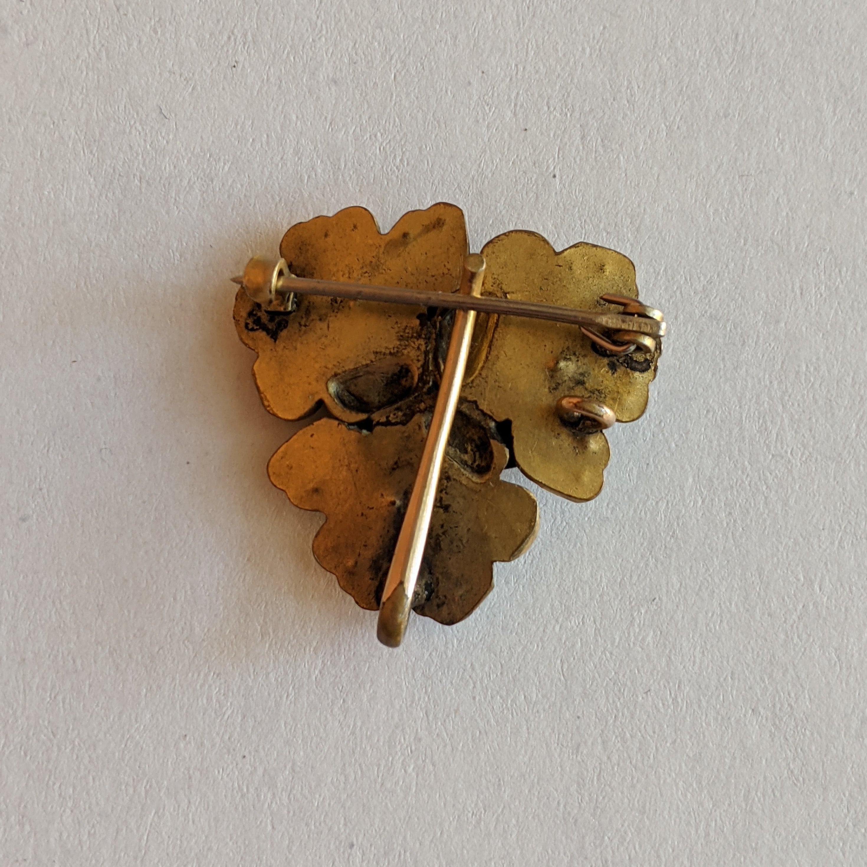 c. 1890s-1900s Art Nouveau Watch Pin