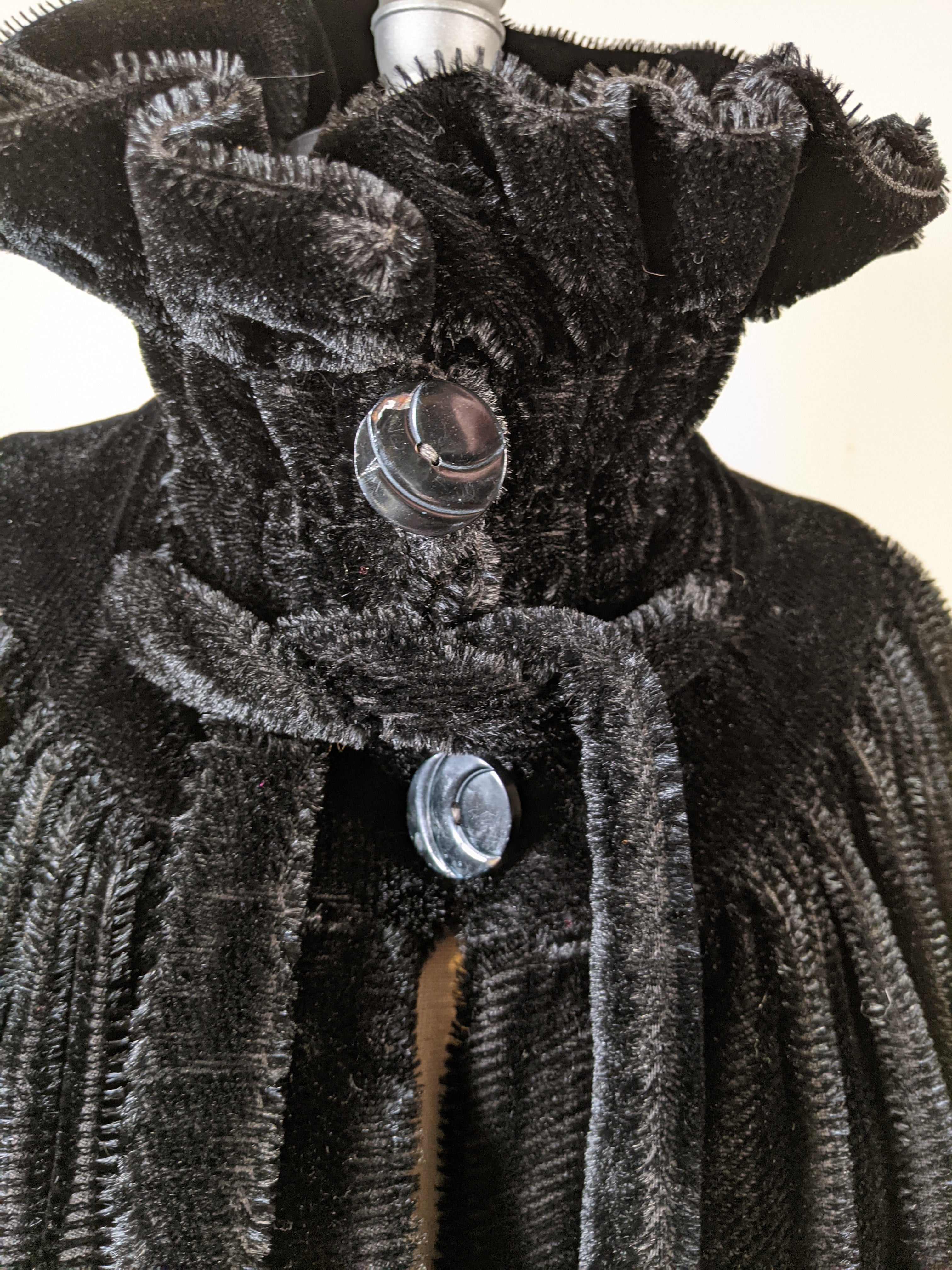 RESERVED | c. 1920s-1930s Black Cape
