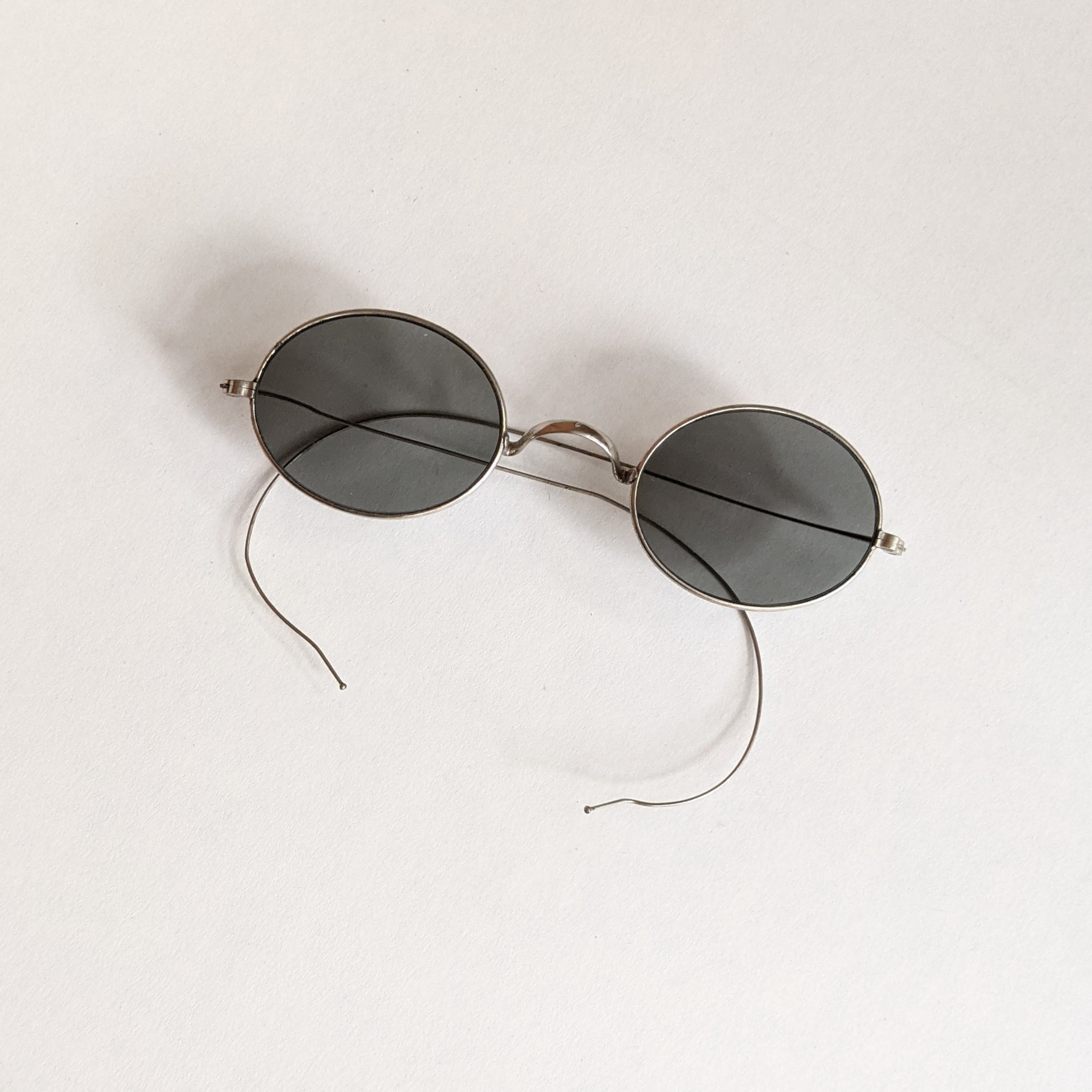 1890s-1900s Tinted Eyeglasses with Case