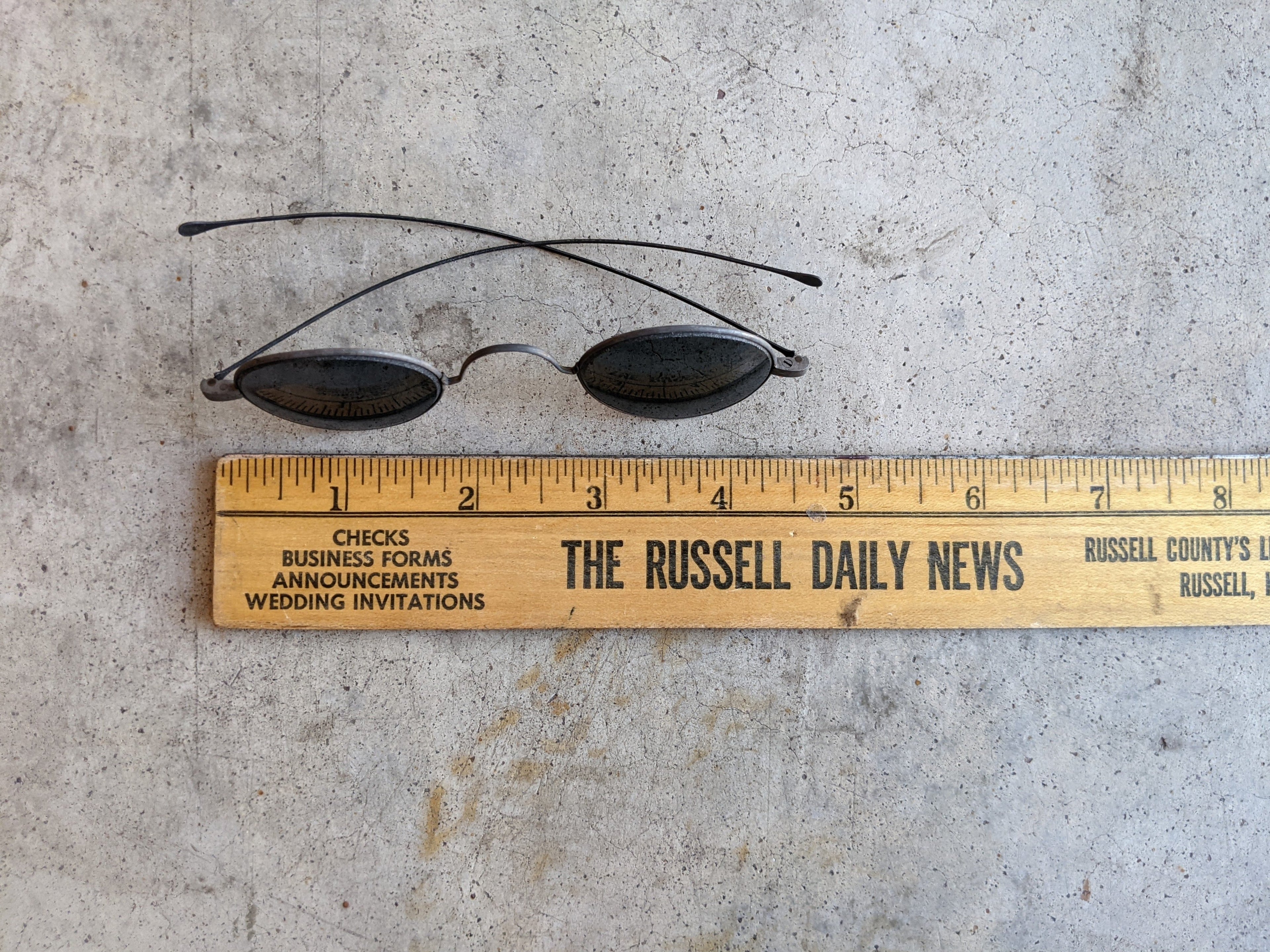 c. 1890s-1900s Dark Tinted Glasses