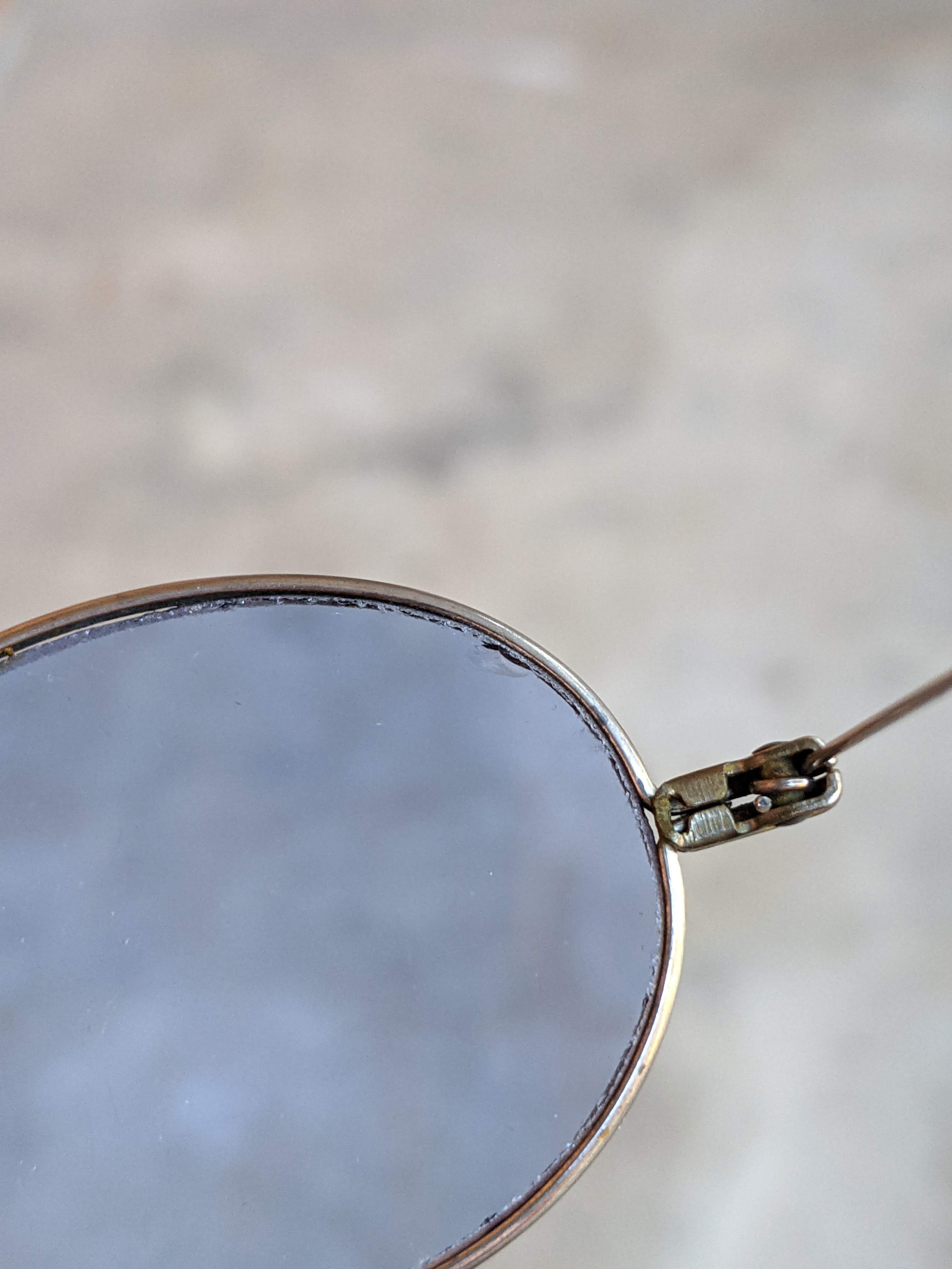 c. 1890s-1900s Light Blue Tinted Glasses