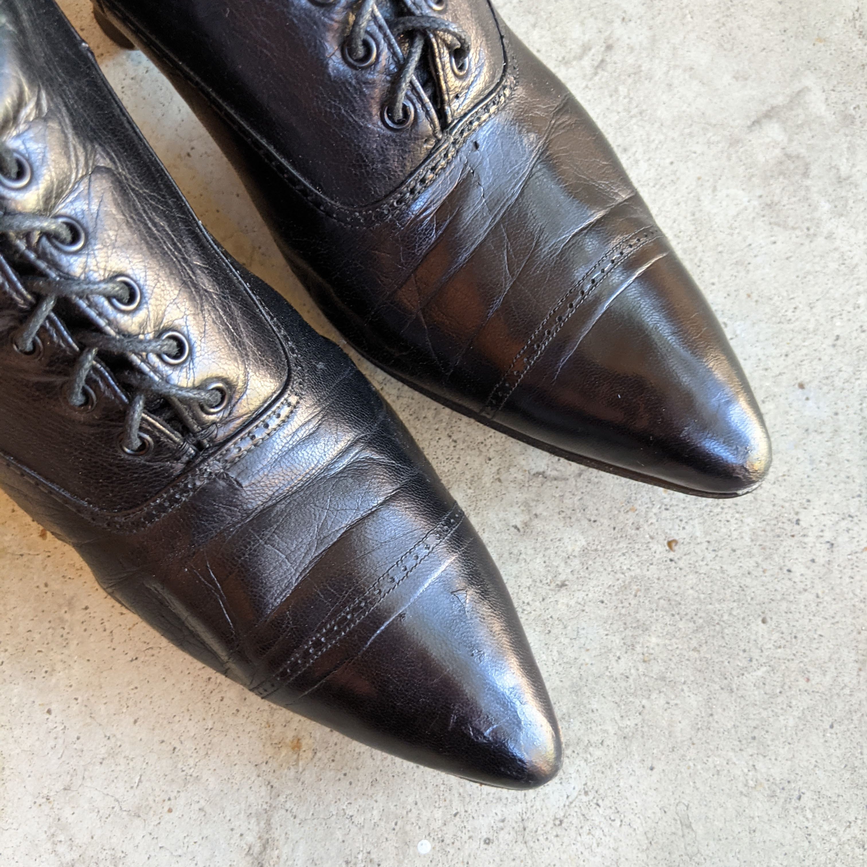 c. 1910s-1920s Louis Heel Boots | Approx Sz. 7.5-8