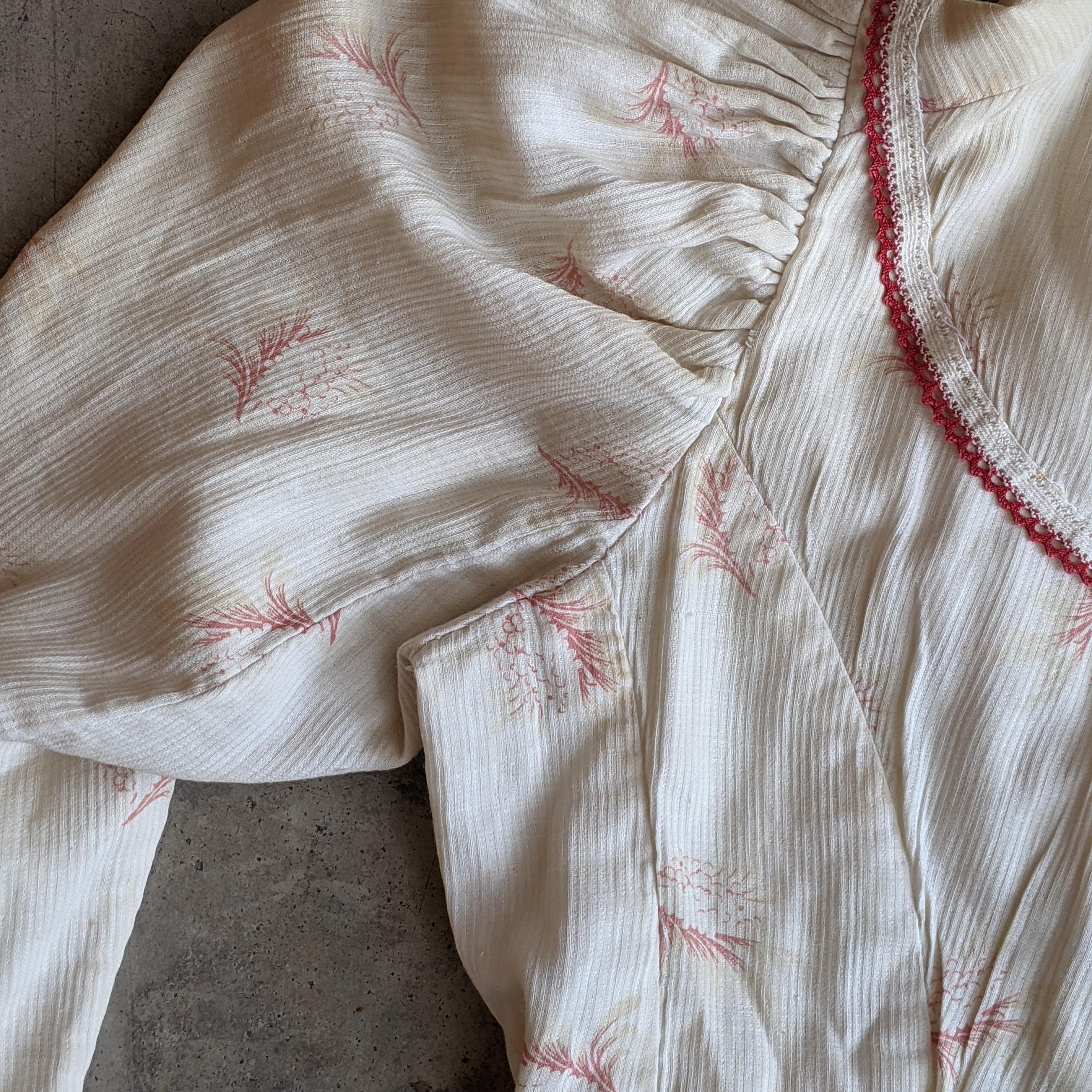 Turn of the Century Cotton Printed Dress