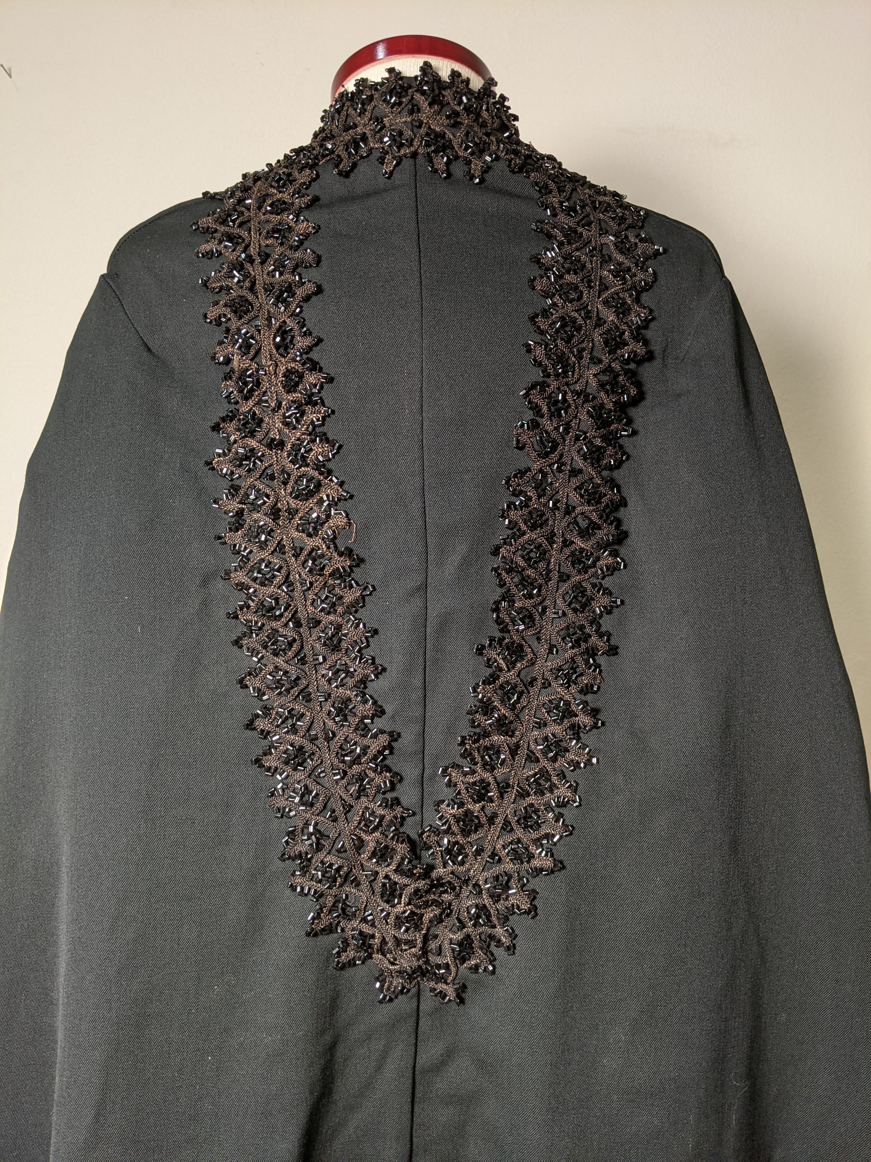 c. 1870s-1880s Beaded Mantle