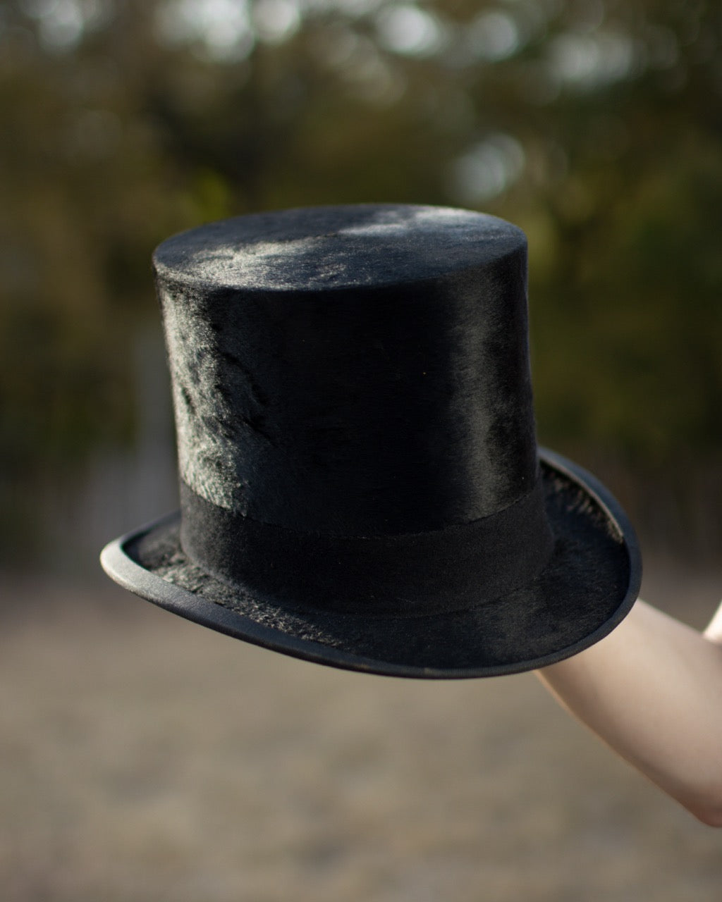 Antique Silk Top Hat in Original Case