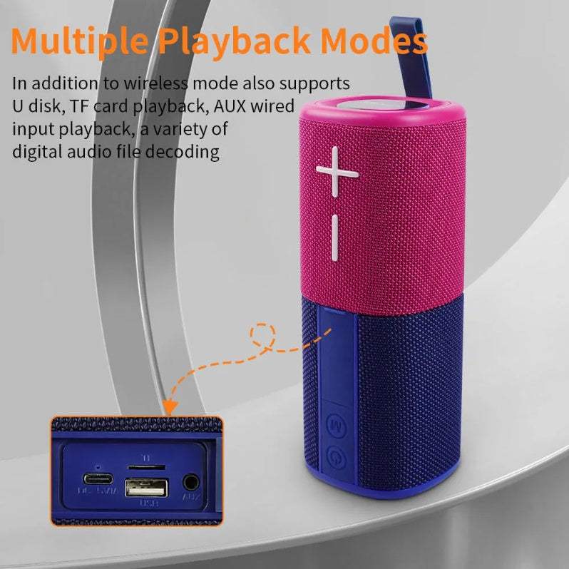 Cyboris S18 2 In 1 Magnetic Split Bluetooth Speaker, Color Blocking Waterproof Dual Splittable Portable Wireless Speaker 20W Loud Stereo Sound, Bluetooth V5.3, 24H Playtime, True Wireless Stereo - Gadgets & Gifts