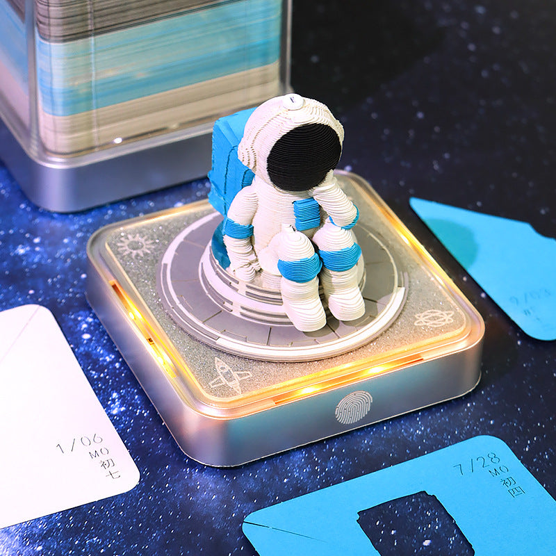 Creative 3D Sticky Notes 2026 Paper Carving Calendar