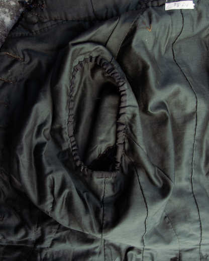 c. 1880s Beaded Black Velvet Bodice
