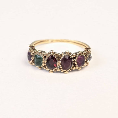 Georgian Acrostic Gold Ring