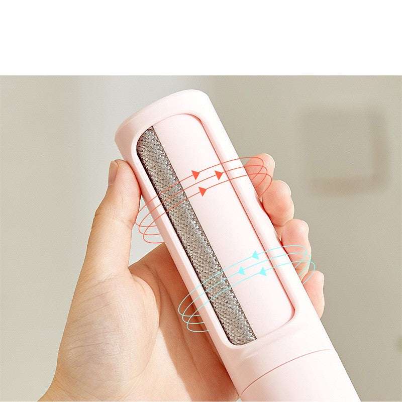 2 - 1 Reusable Pet Hair Remover Brush Lint Roller Portable Effective Self Cleaning Tool for Cat Dog Fur Hair Dust Removal Brush - Gadgets &amp; Gifts
